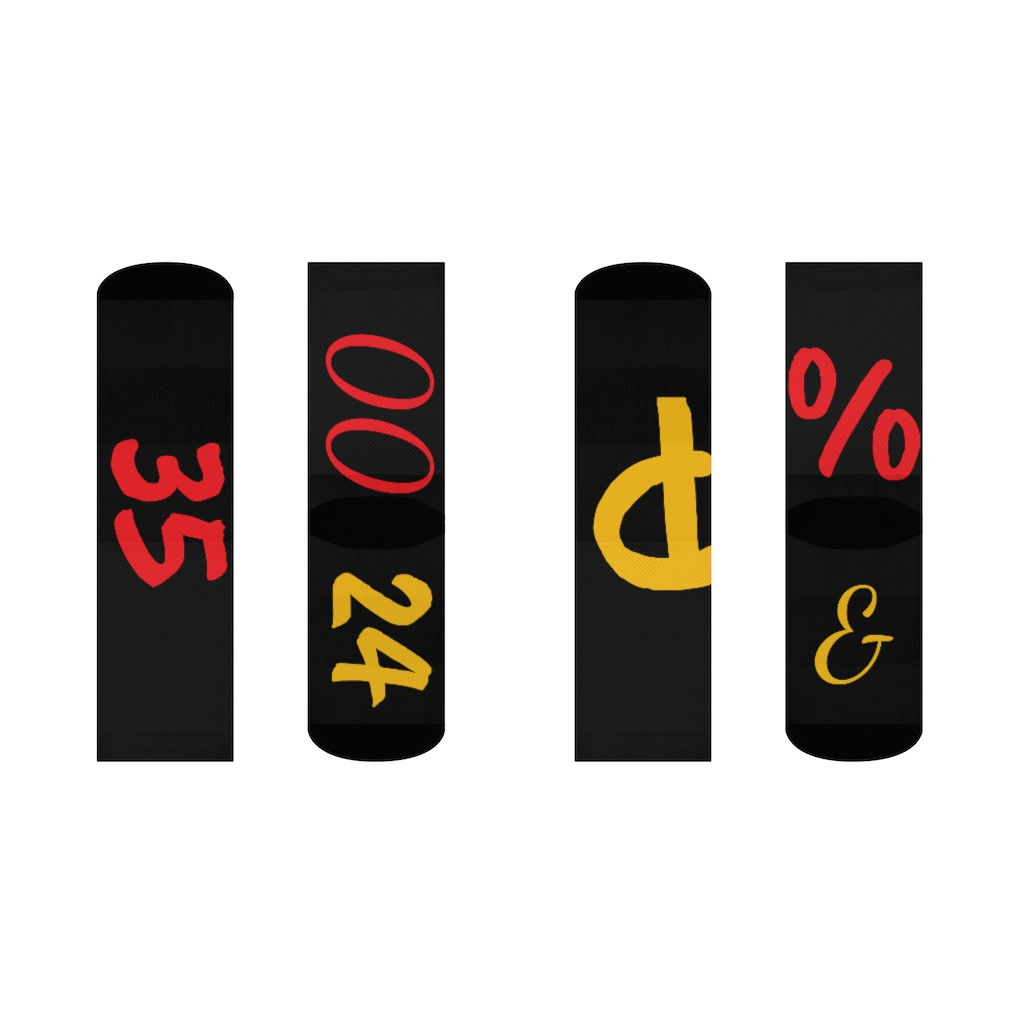Sublimation Crew Socks