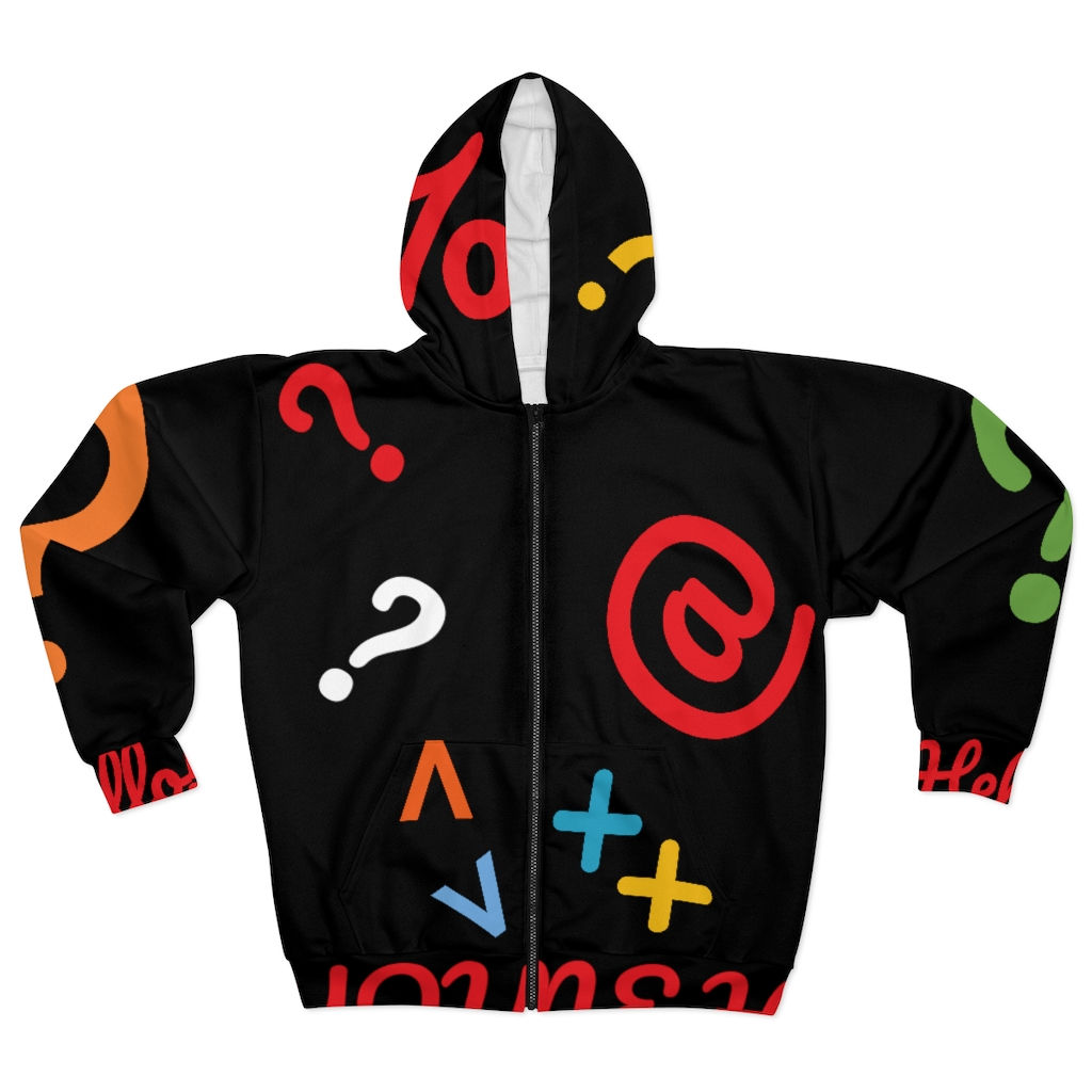 AOP Unisex Zip Hoodie