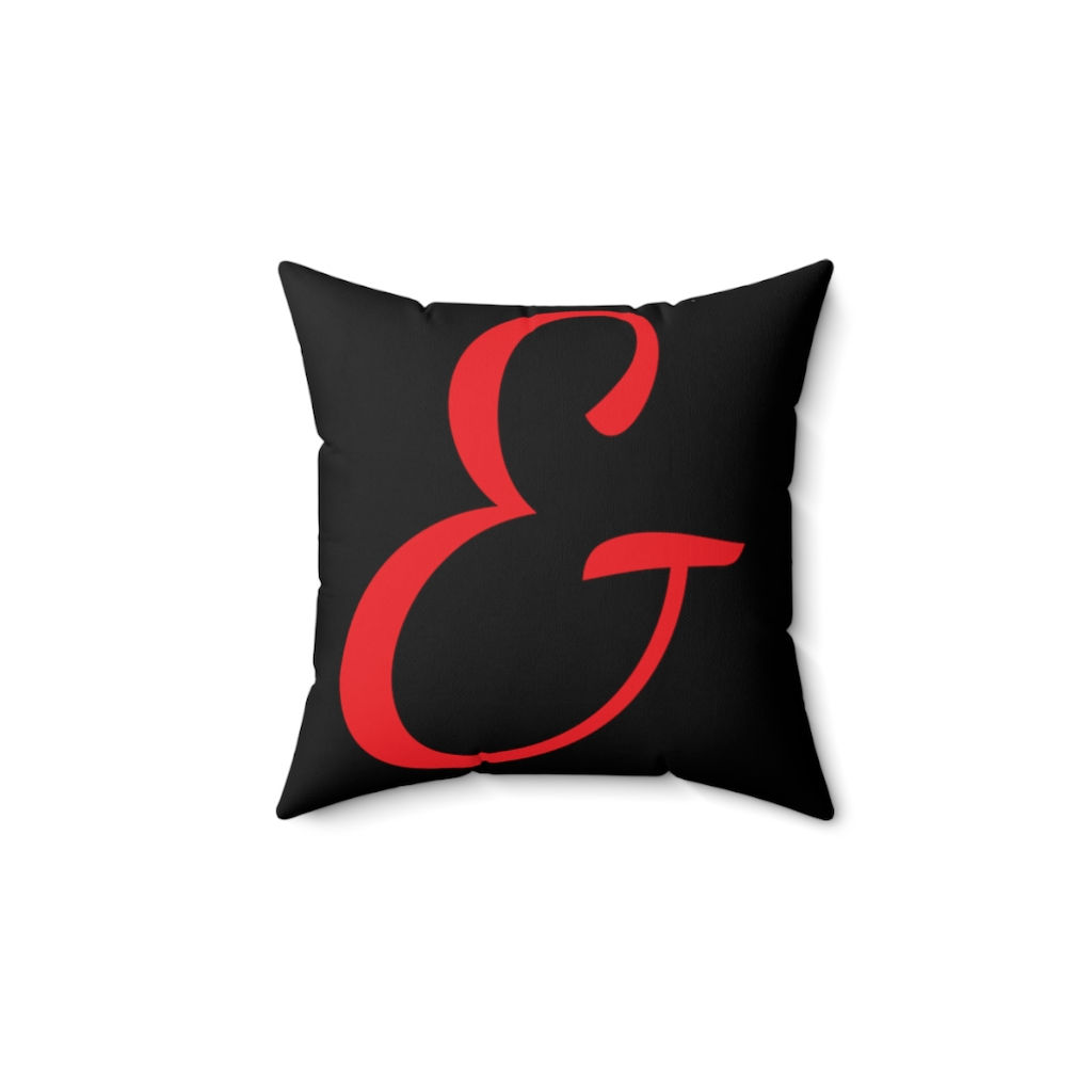 Faux Suede Square Pillow Case