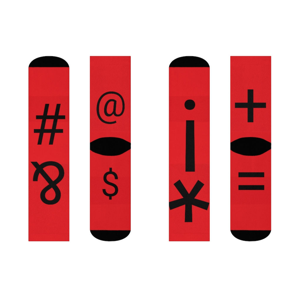 Sublimation Crew Socks