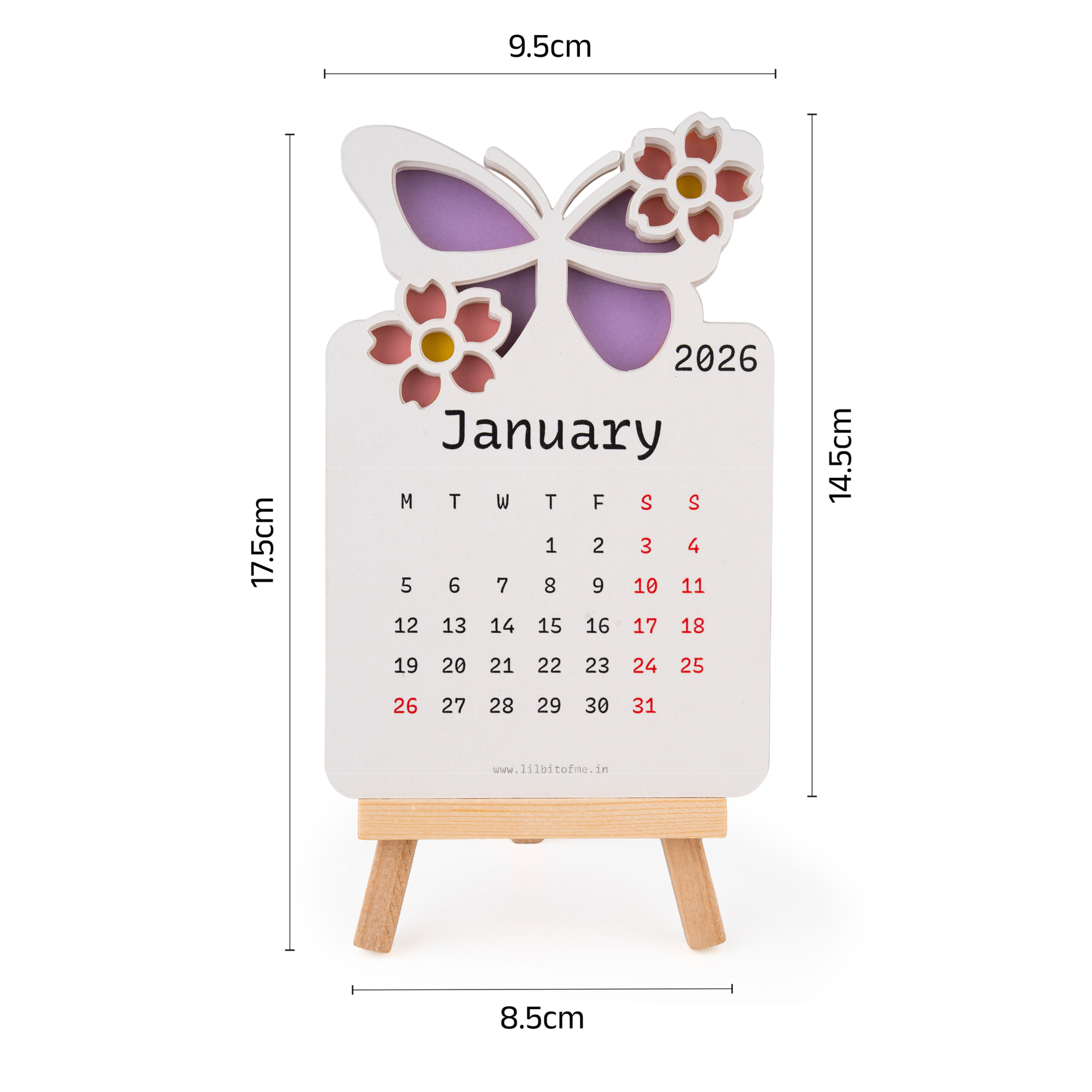 Butterfly Desk Calendar — View 9