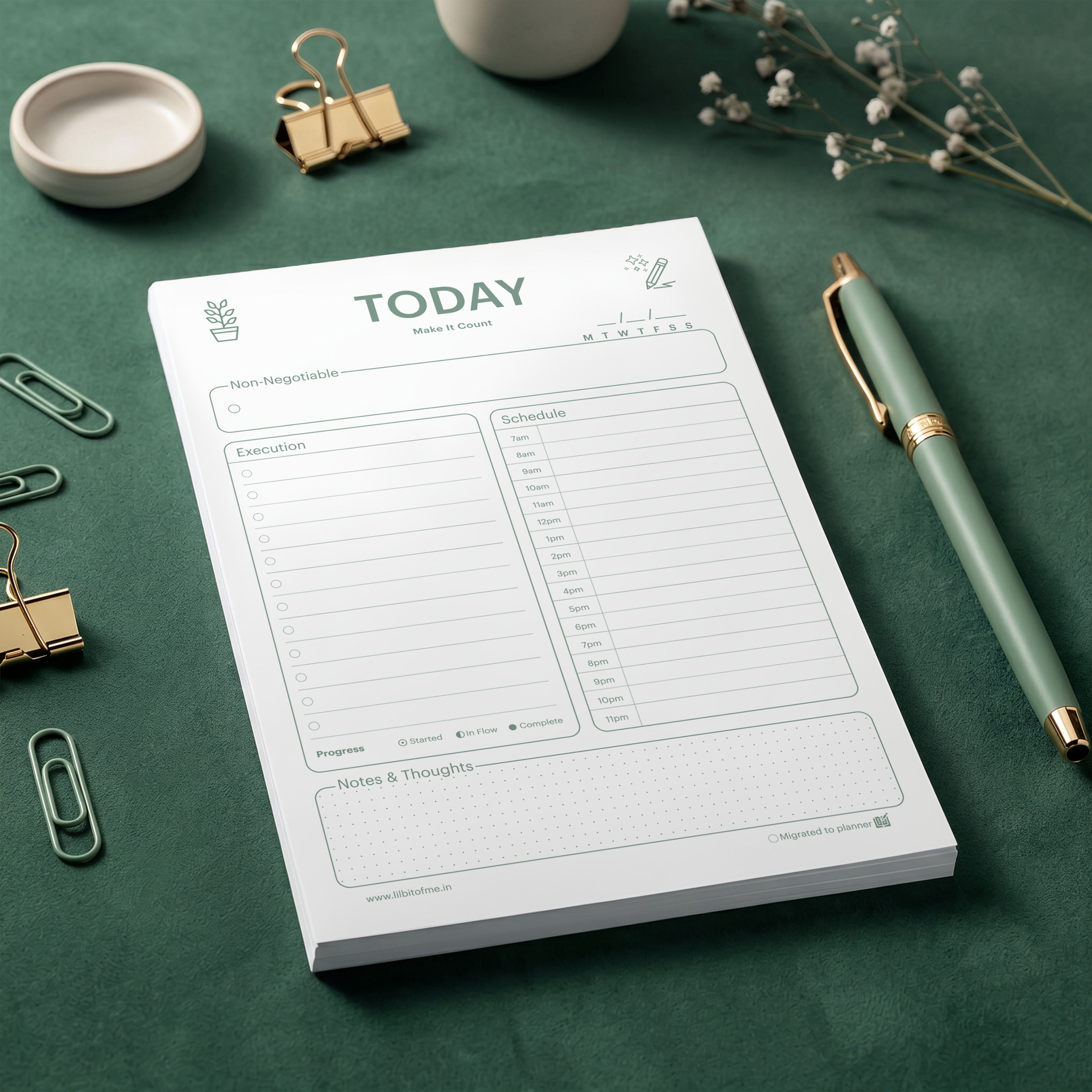 Daily Notepad — View 4