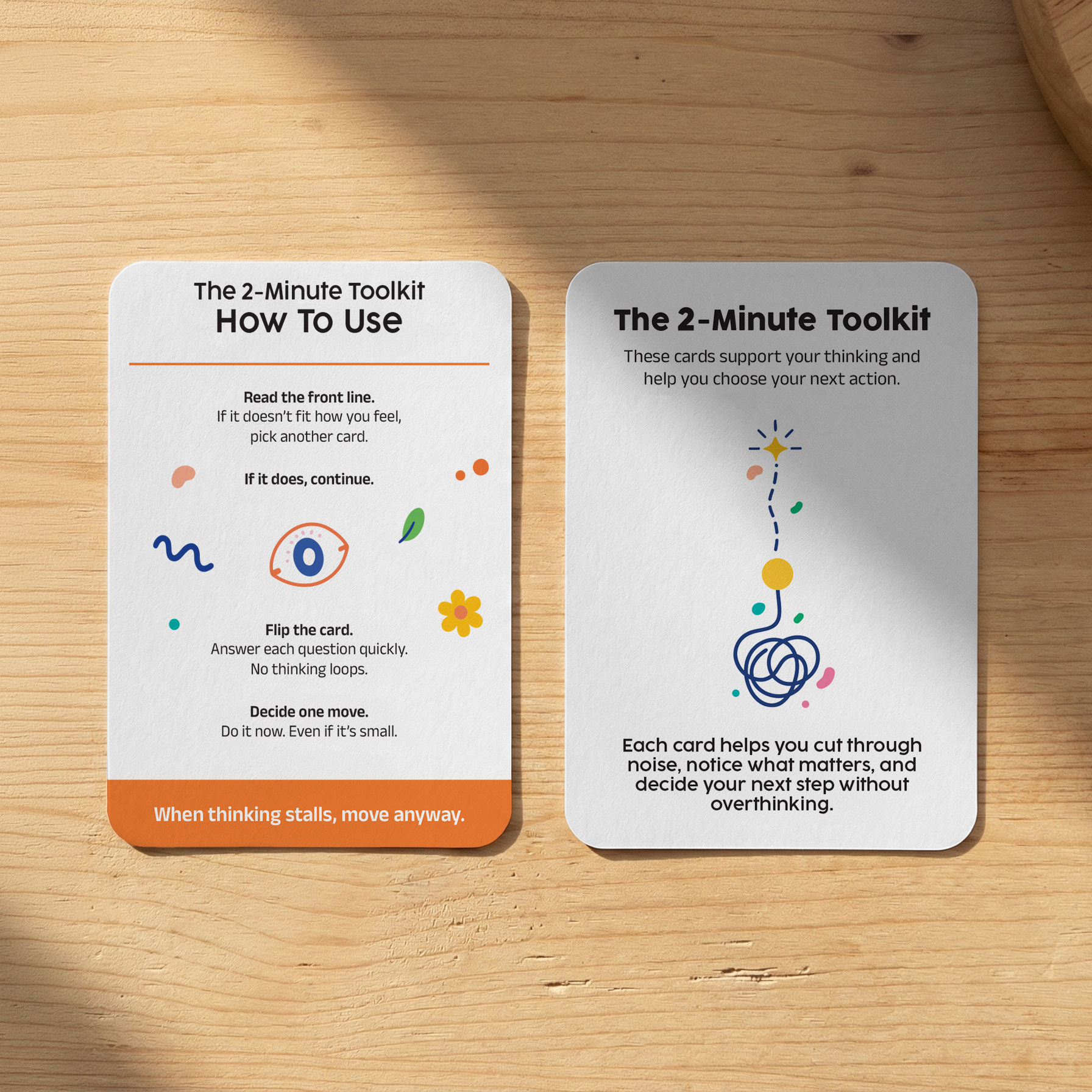 The 2 Min Toolkit- Action Affirmation Cards — View 4