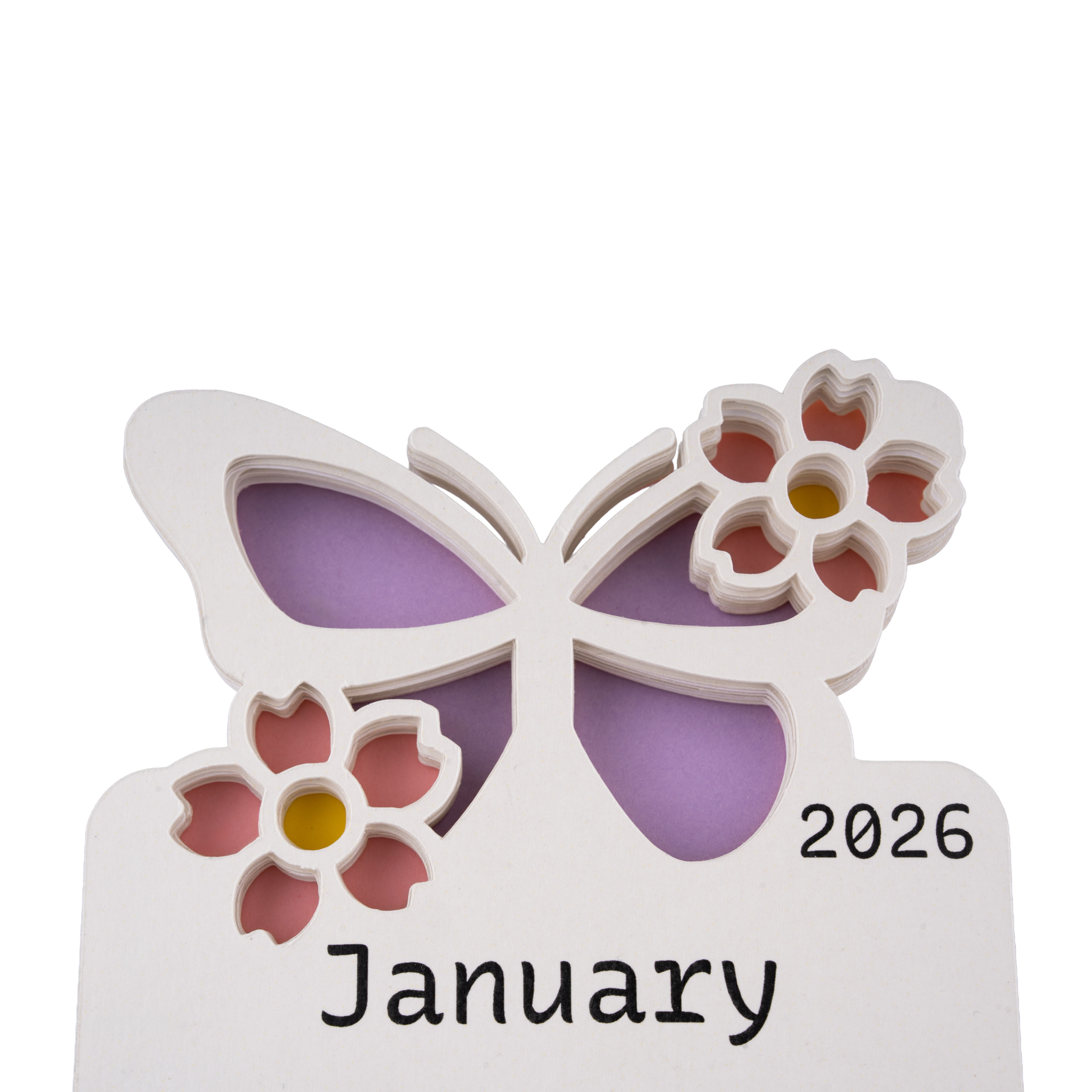 Butterfly Desk Calendar — View 11
