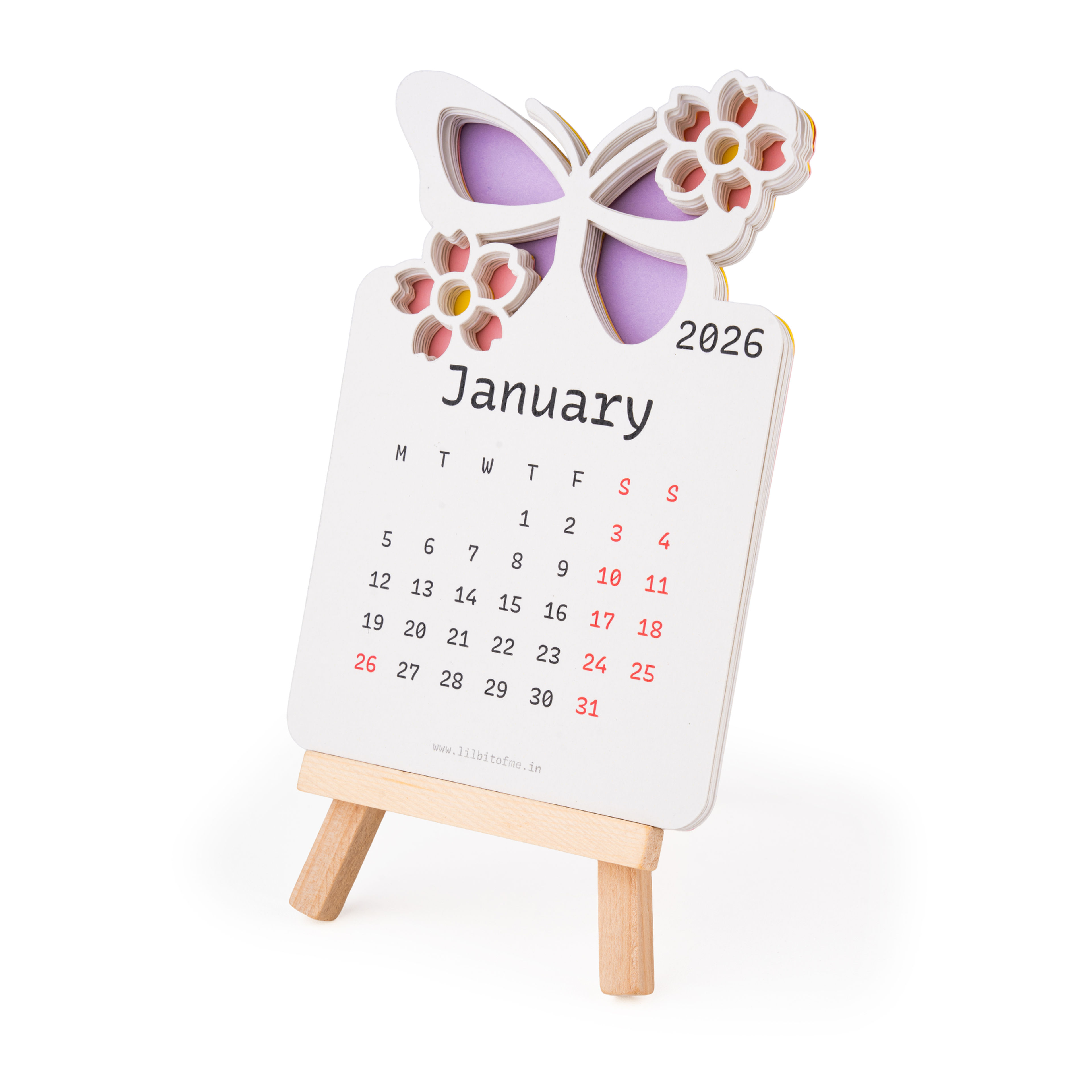 Butterfly Desk Calendar — View 7