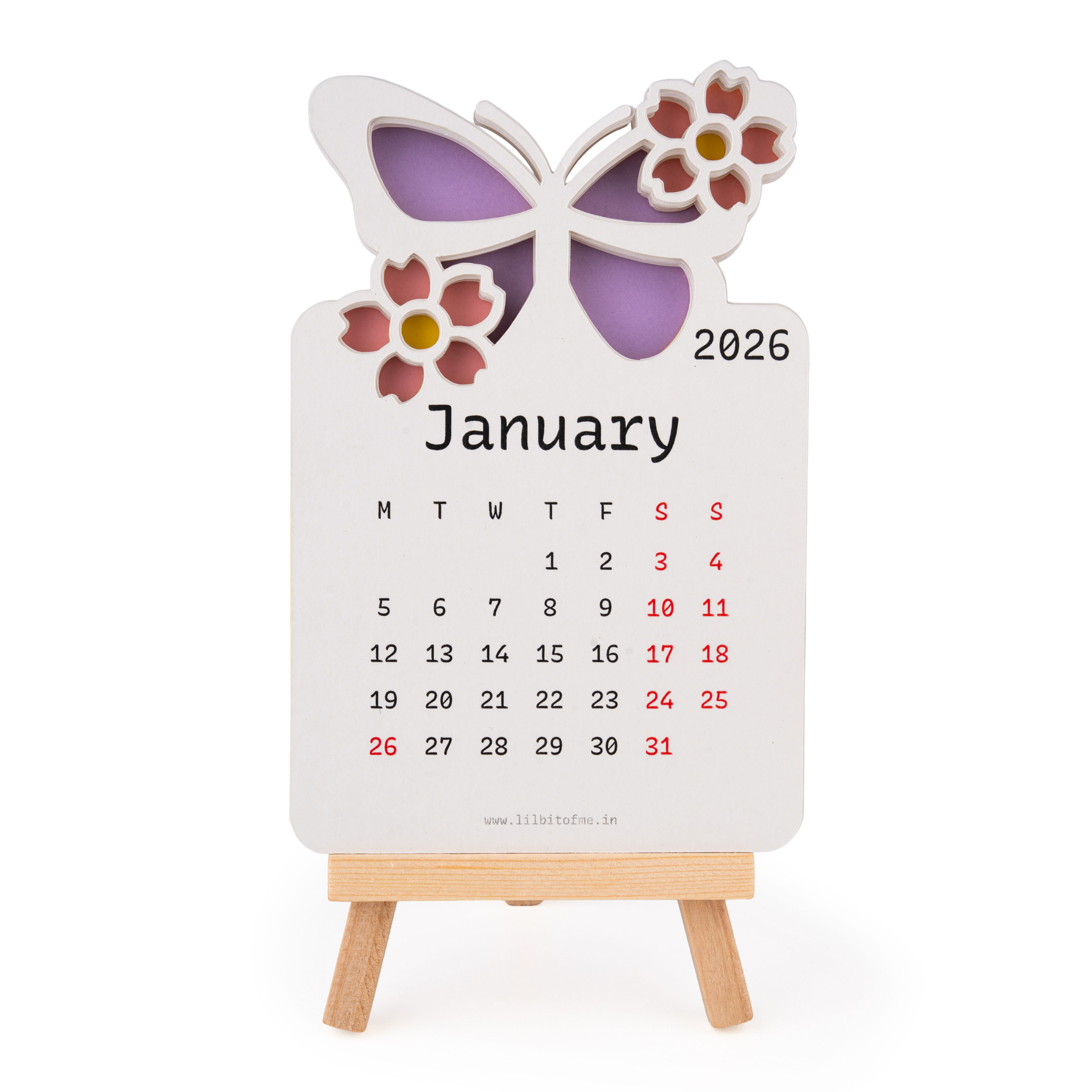 Butterfly Desk Calendar