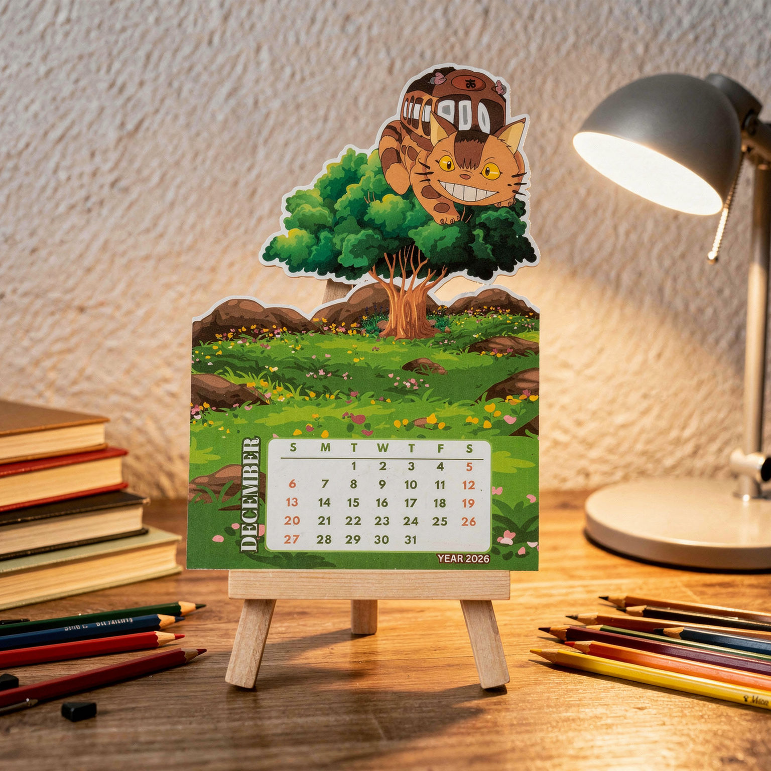 Anime Inspired Desk Calendar — View 4