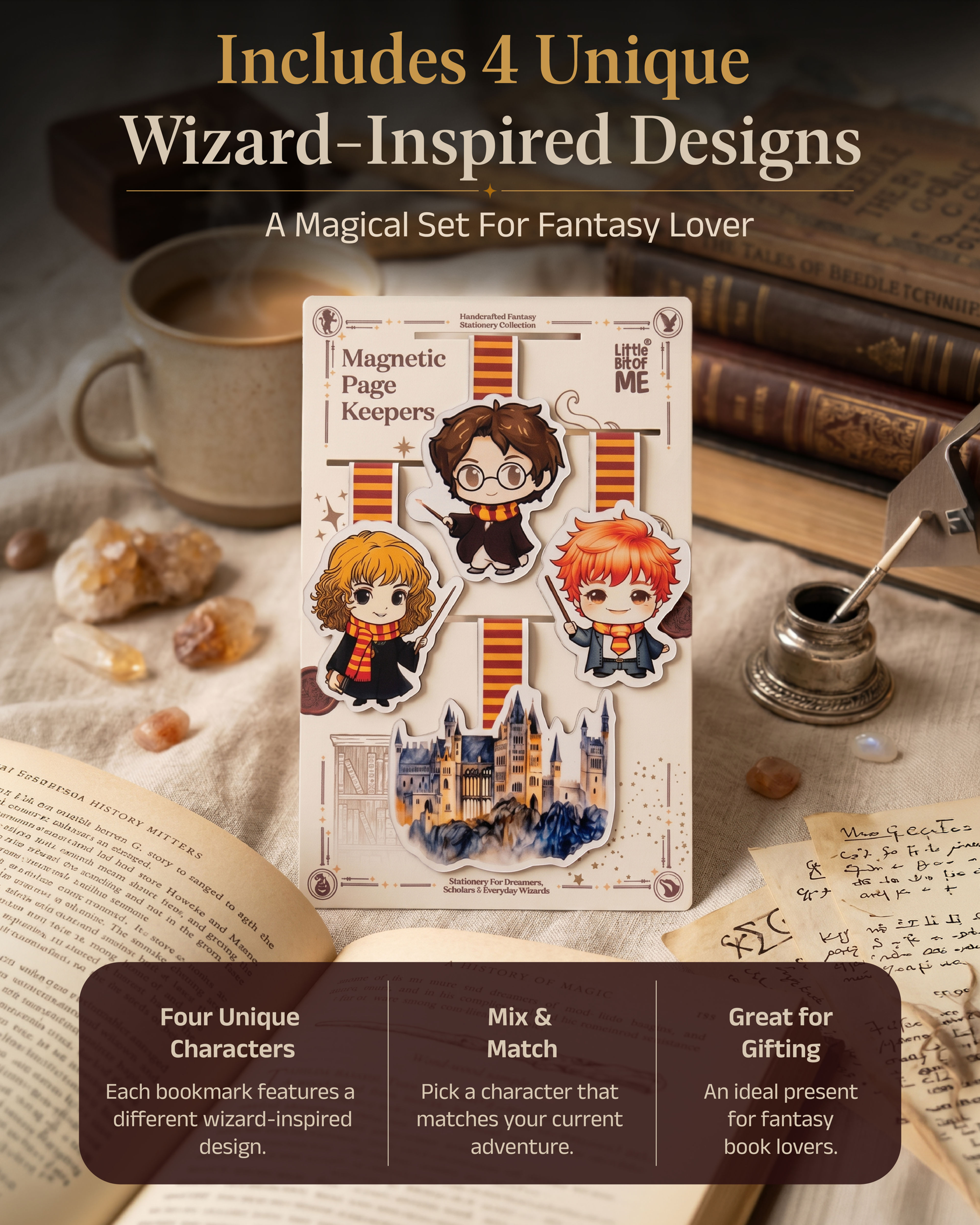 Wizard Magnetic Bookmarks — View 5