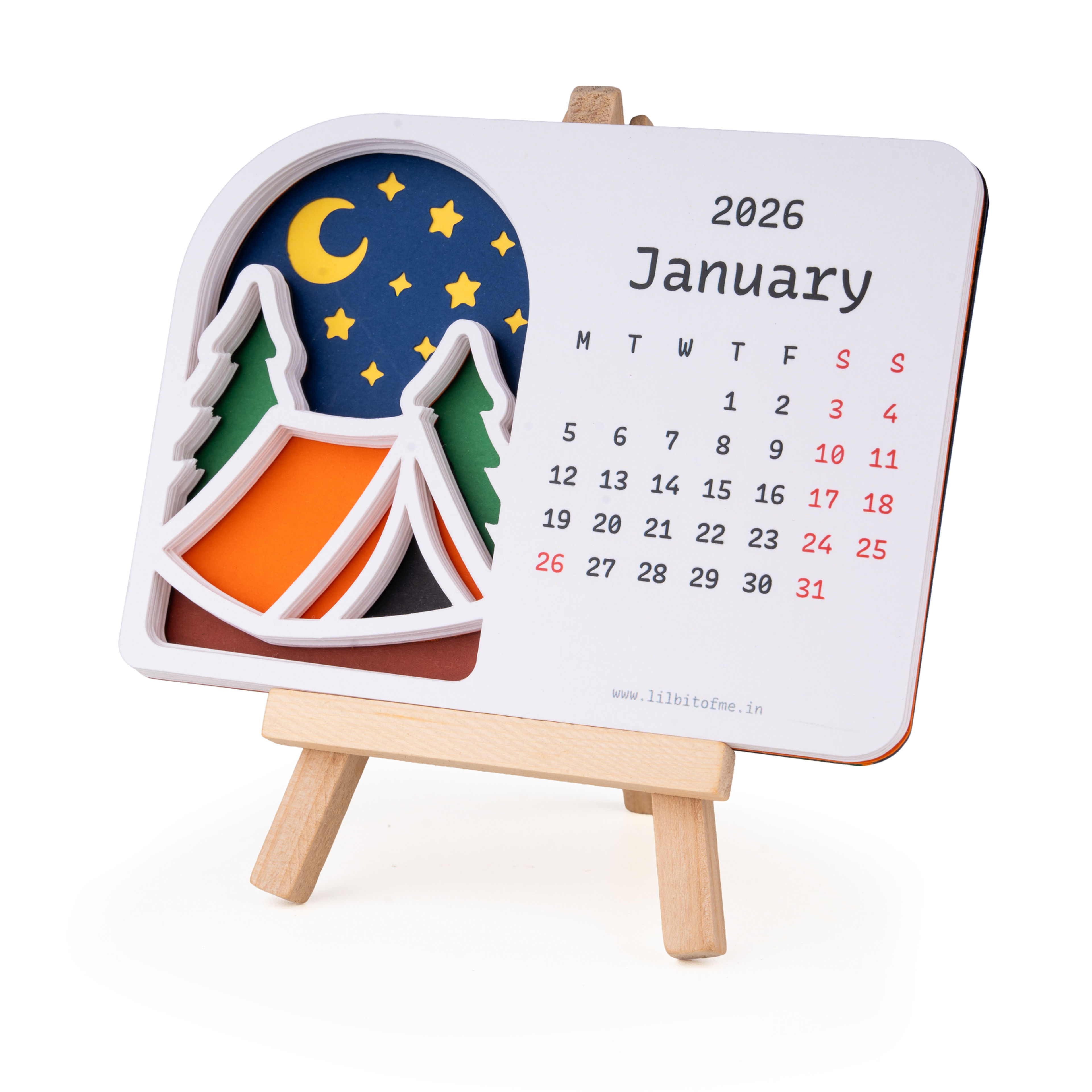 Camp Desk Calendar — View 5