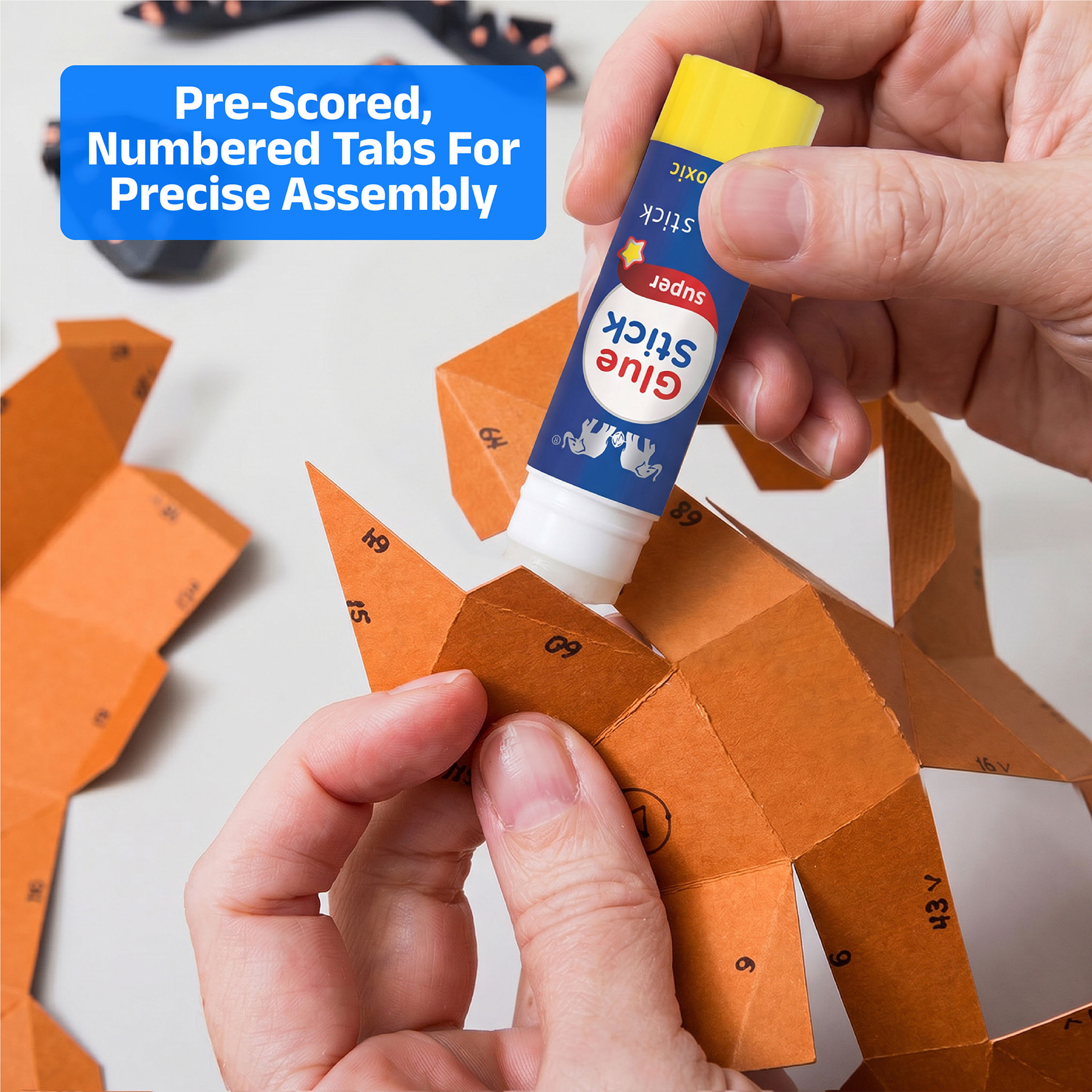 3D Forest Fox DIY Papercraft Kit — View 4
