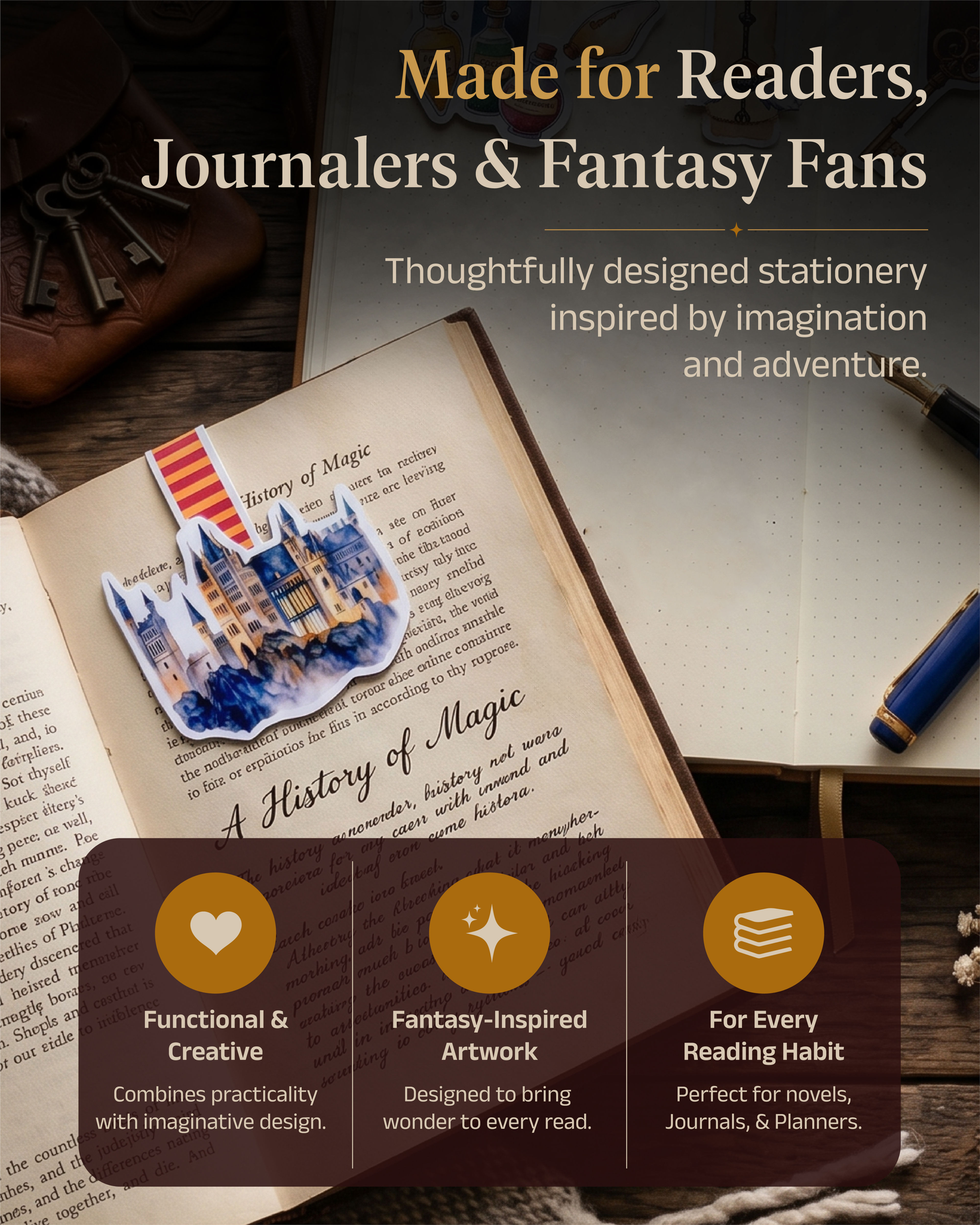 Wizard Magnetic Bookmarks — View 7