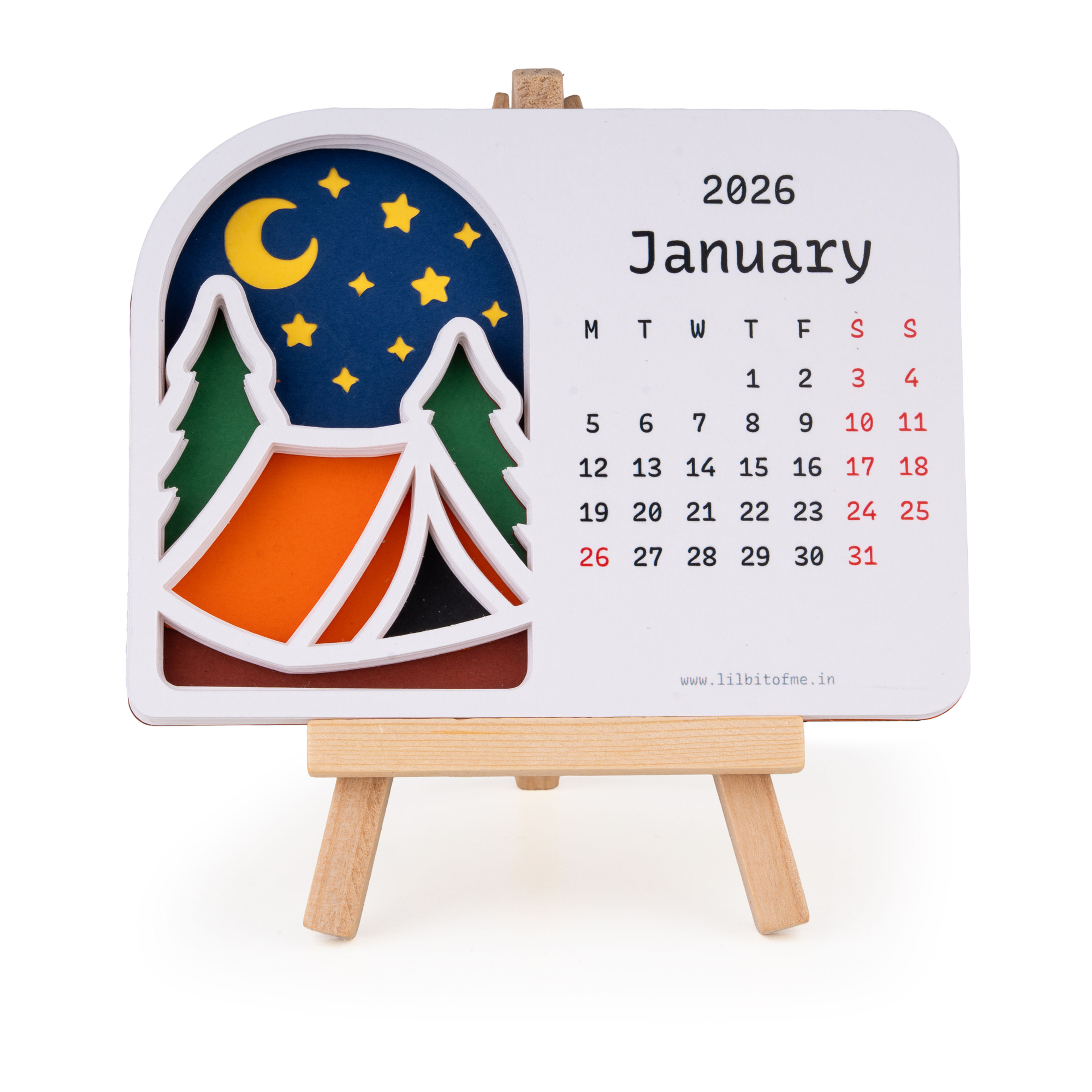 Camp Desk Calendar