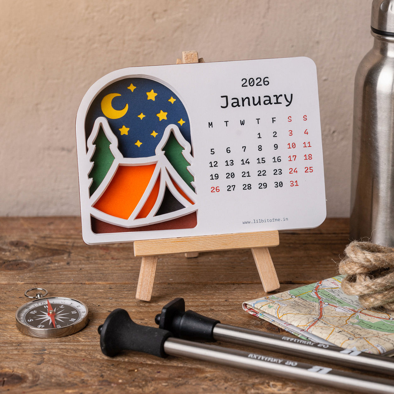 Camp Desk Calendar — View 2