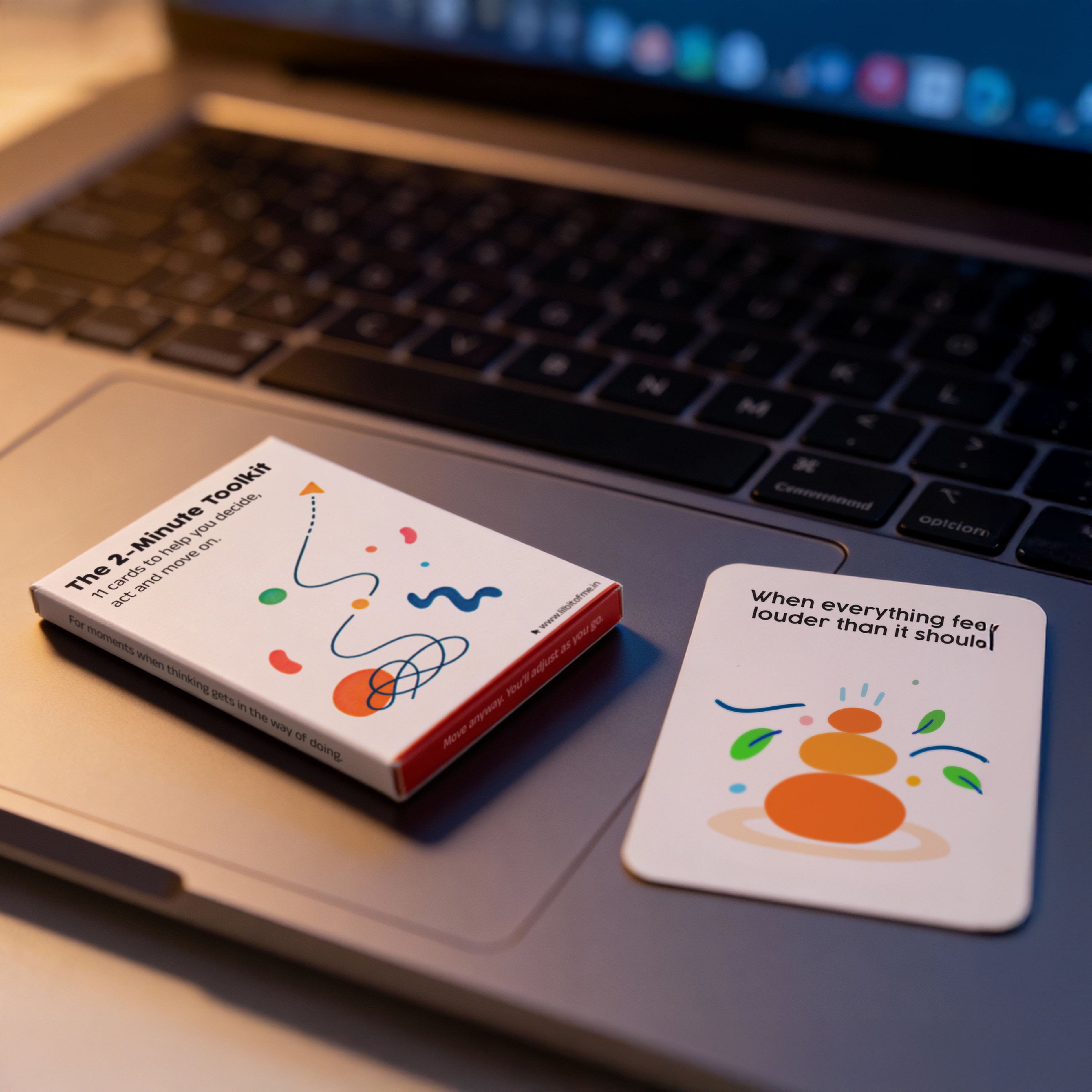 The 2 Min Toolkit- Action Affirmation Cards — View 6
