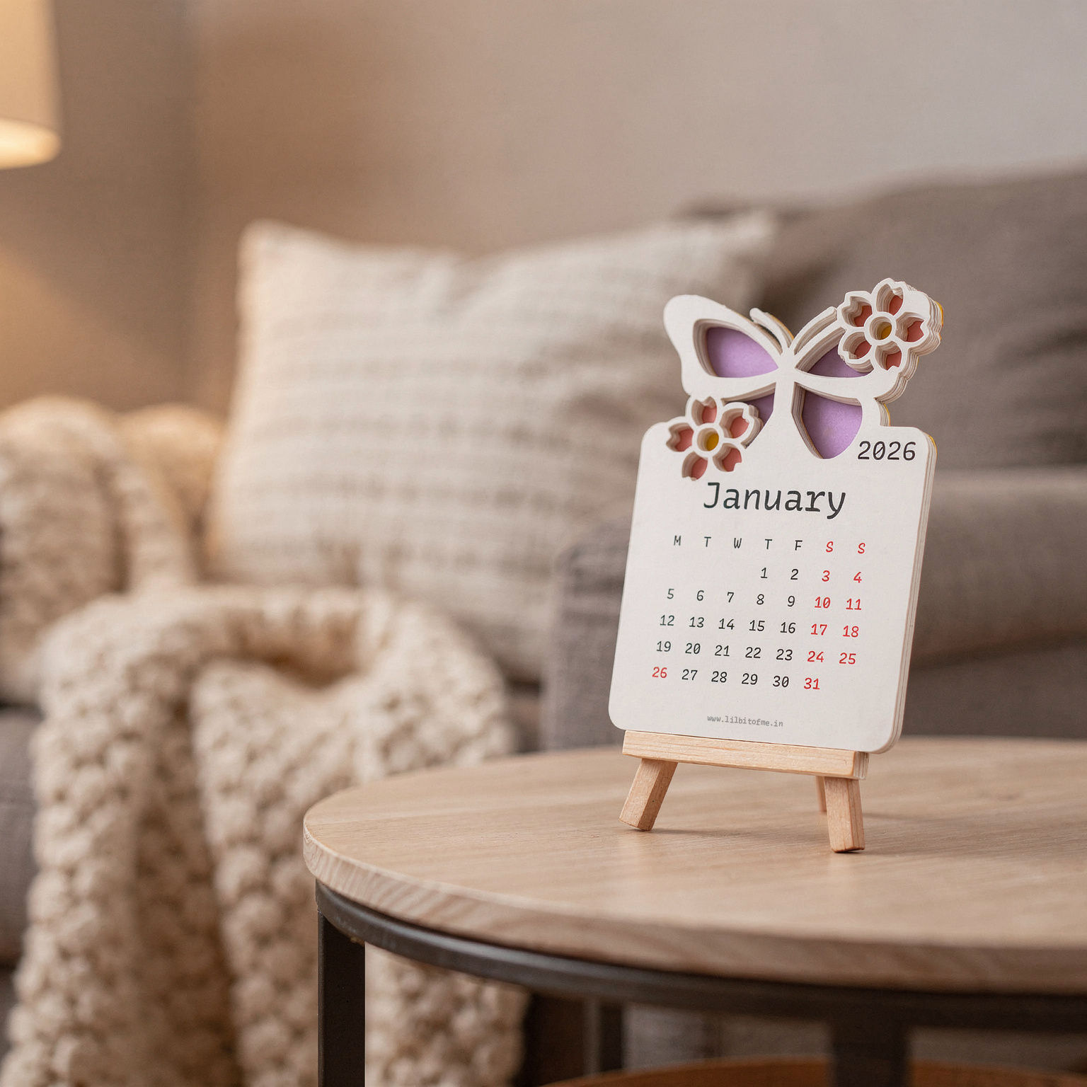 Butterfly Desk Calendar — View 6
