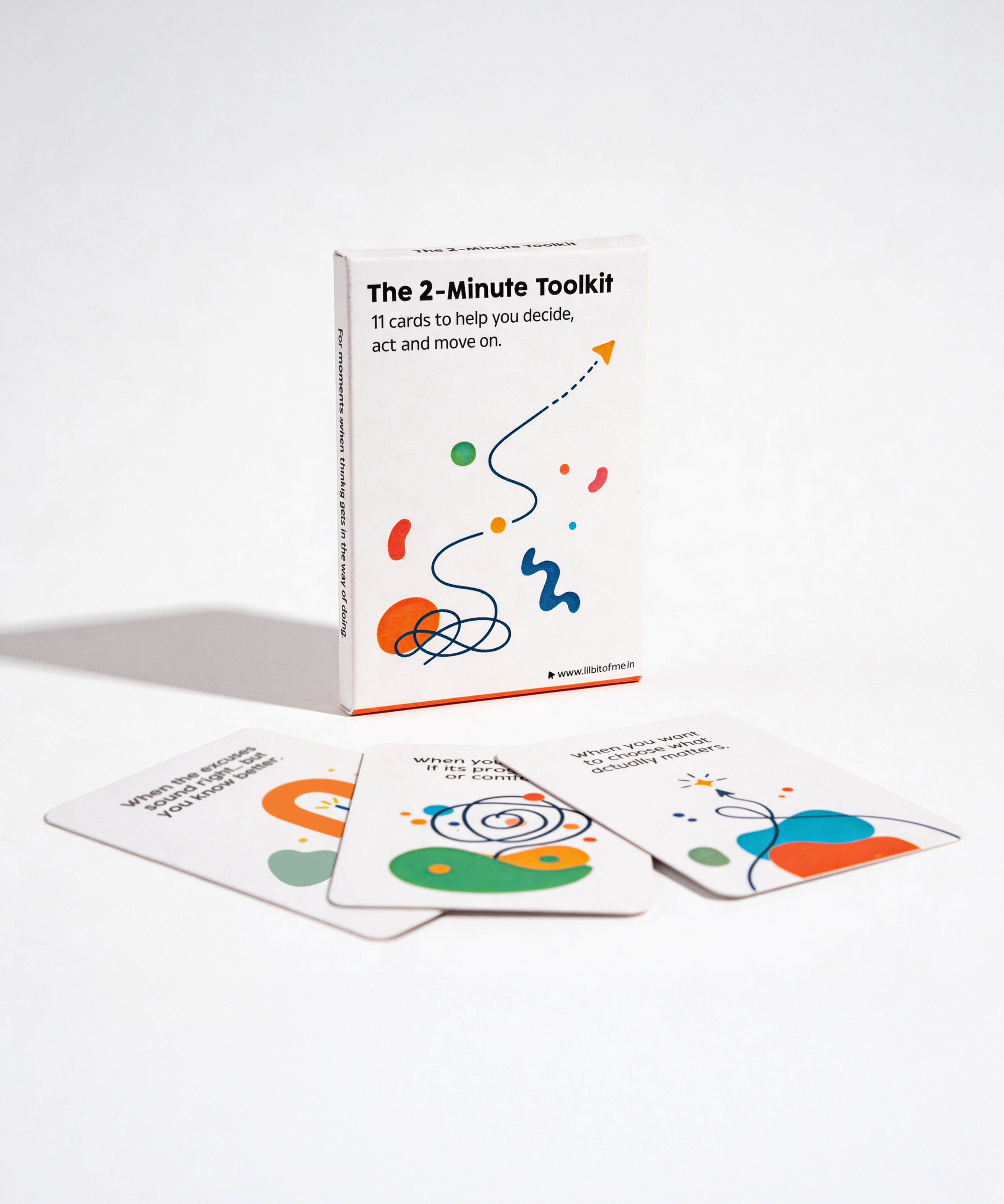 The 2 Min Toolkit- Action Affirmation Cards