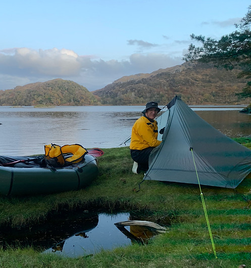 Packraft Exped Paddler wild camping_edit