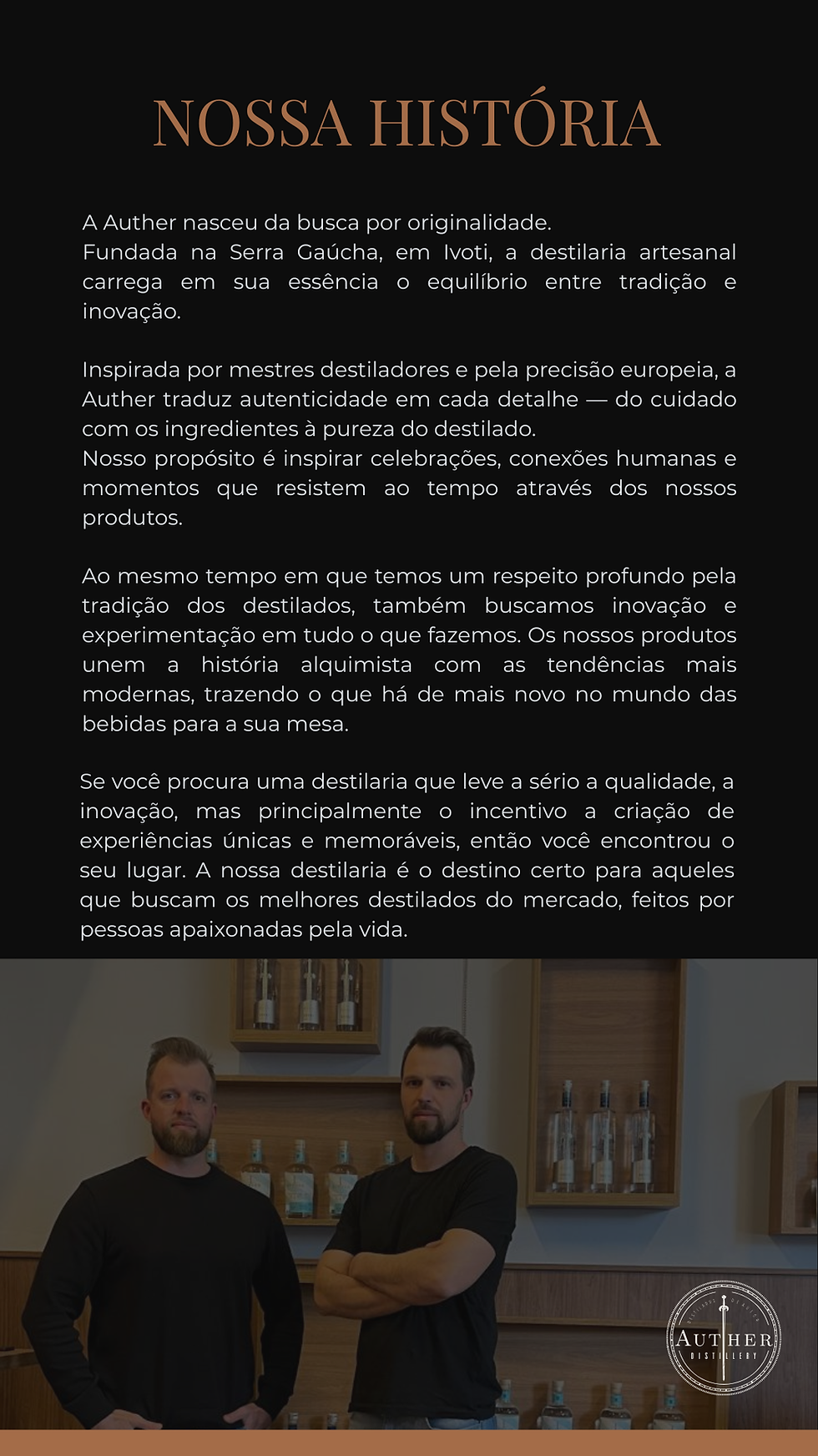 Passo a passo experiêcia Auther