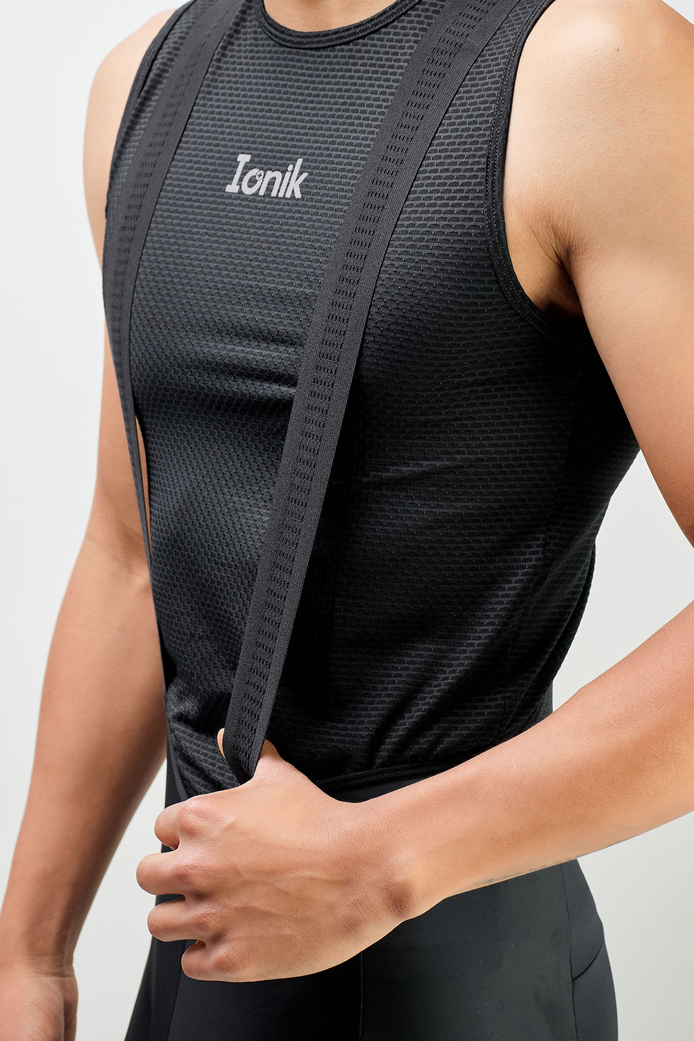 Miniatura: PANTALONETA CON CARGADERA BANDA SILICONADA NEGRO MASCULINO