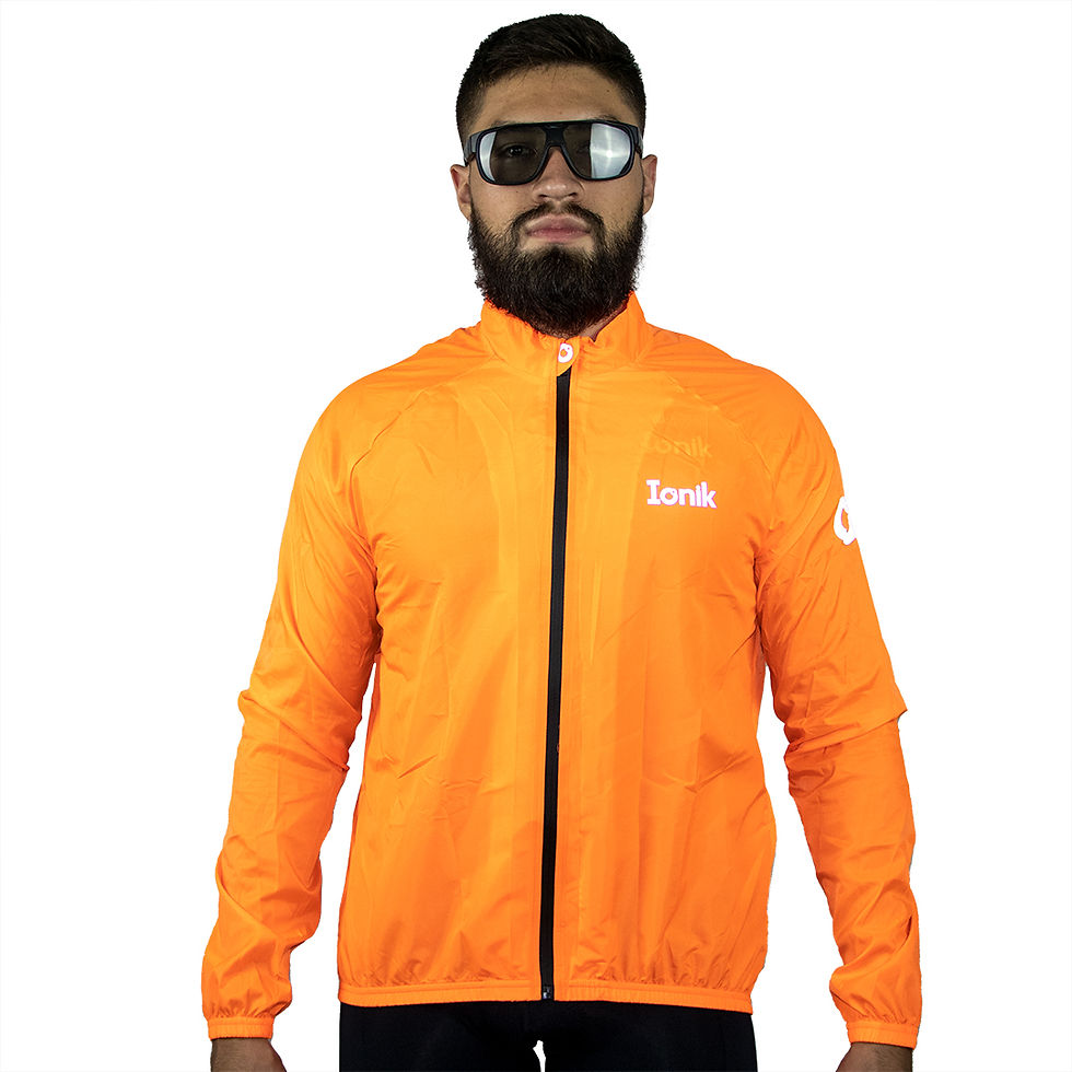 Miniatura: CHAQUETA ROMPEVIENTOS LIGHT NARANJA MASCULINA