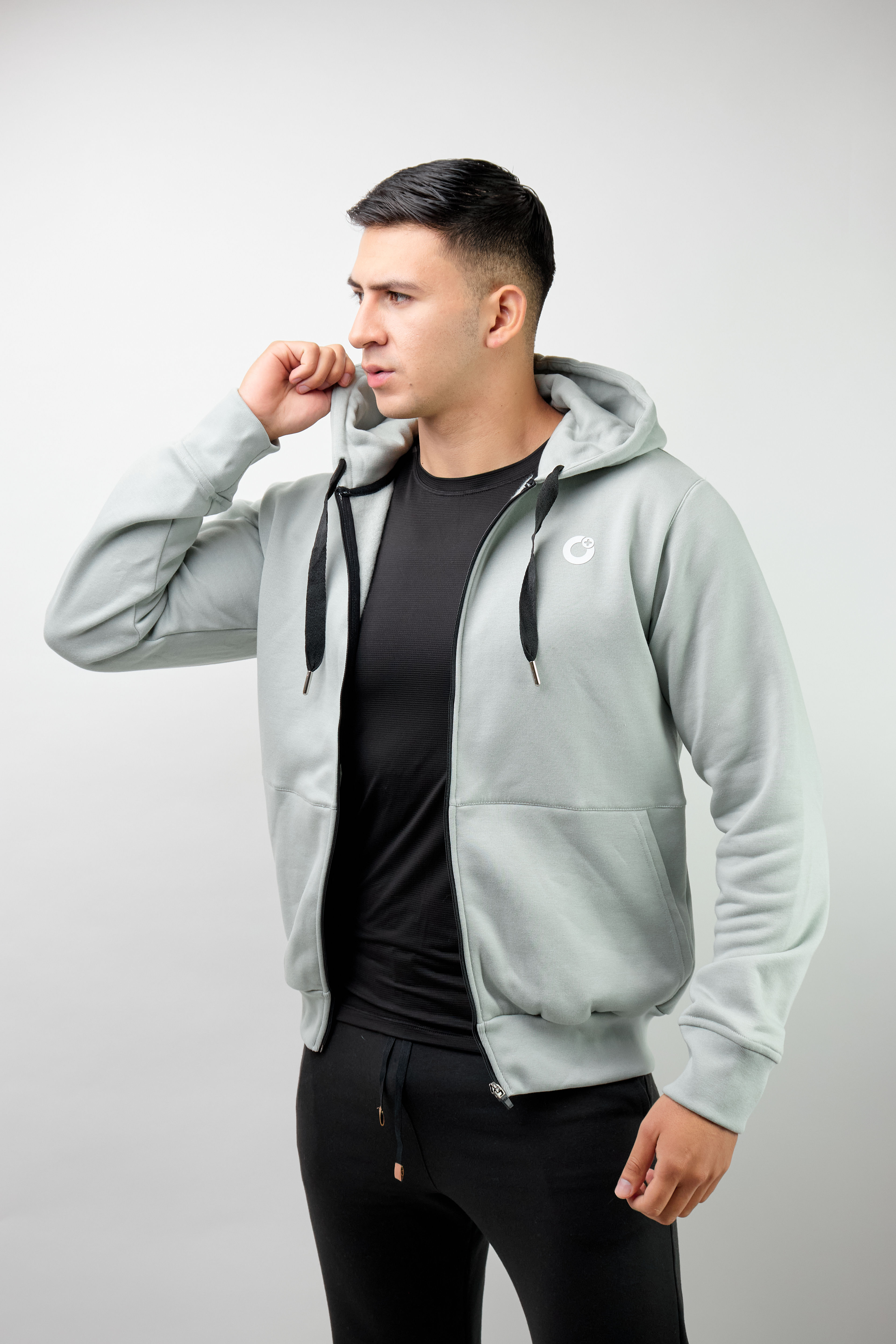 CHAQUETA POLAR BASIC ZIPPER LIMON