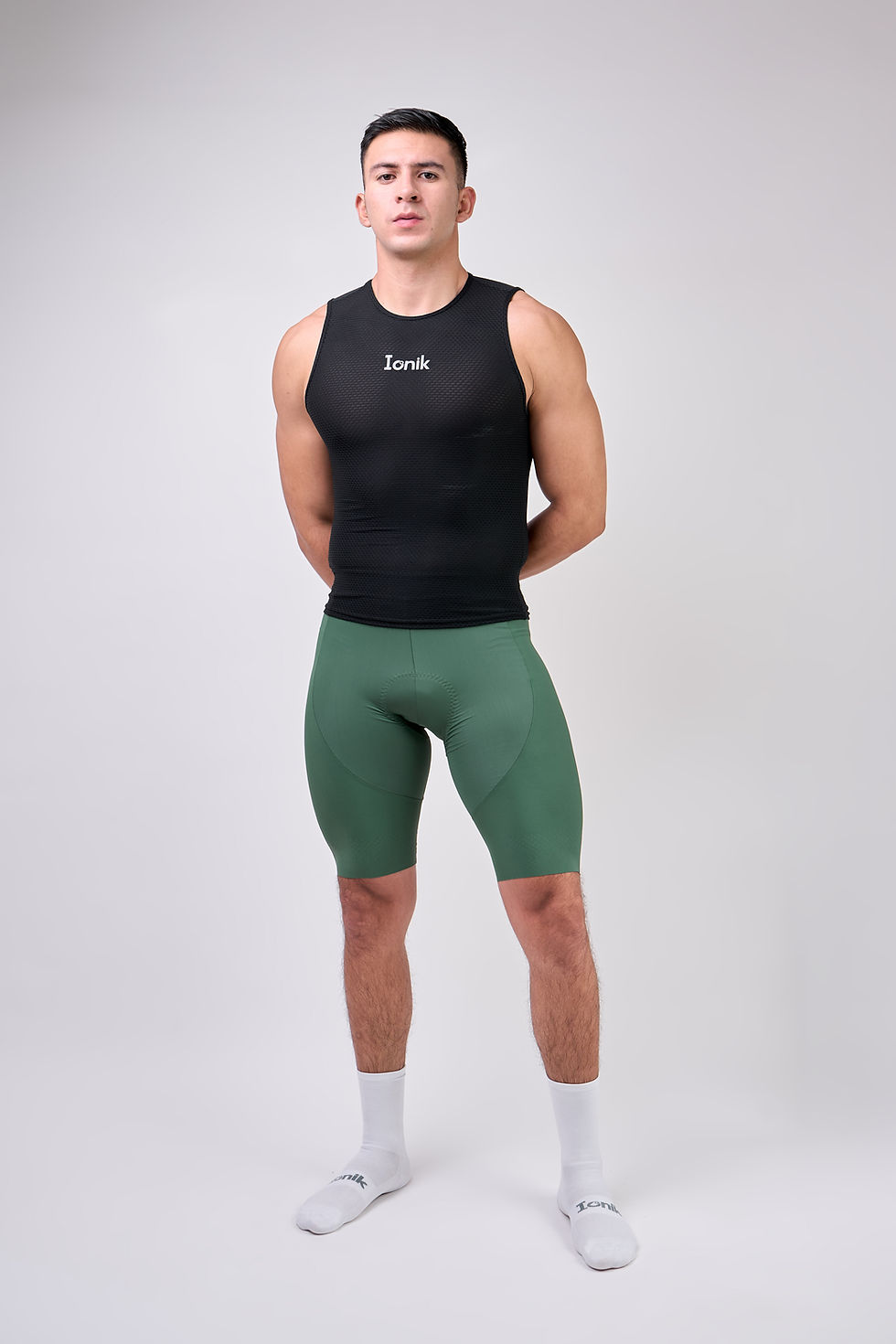 Miniatura: PANTALONETA SIN CARGADERA TUBULAR VERDE OLIVA MASCULINO