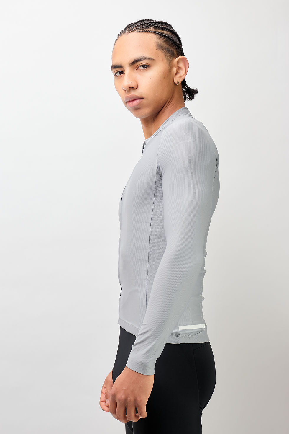 Miniatura: JERSEY START MASCULINO MANGA LARGA GRIS