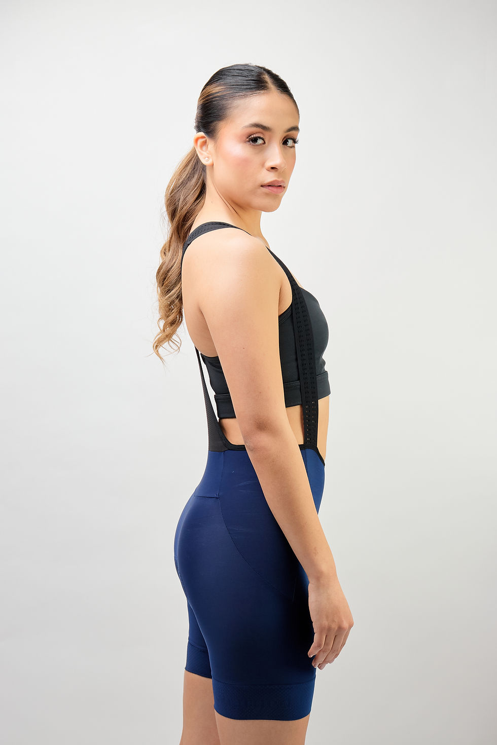Miniatura: PANTALONETA ONIX CON CARGADERA AZUL OSCURO  FEMENINA
