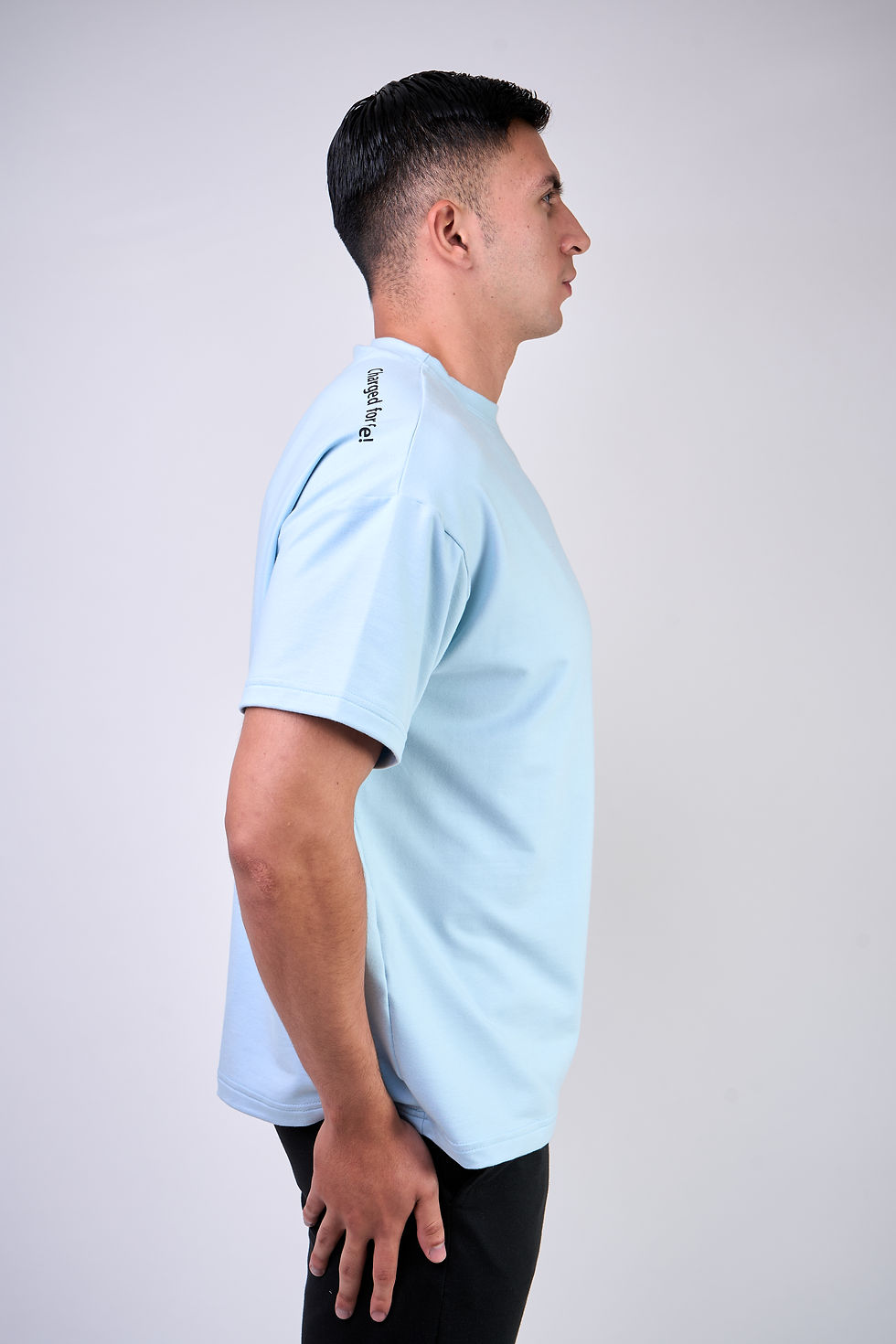 Miniatura: CAMISETA MASCULINO OVER SIZE AZUL CLARO