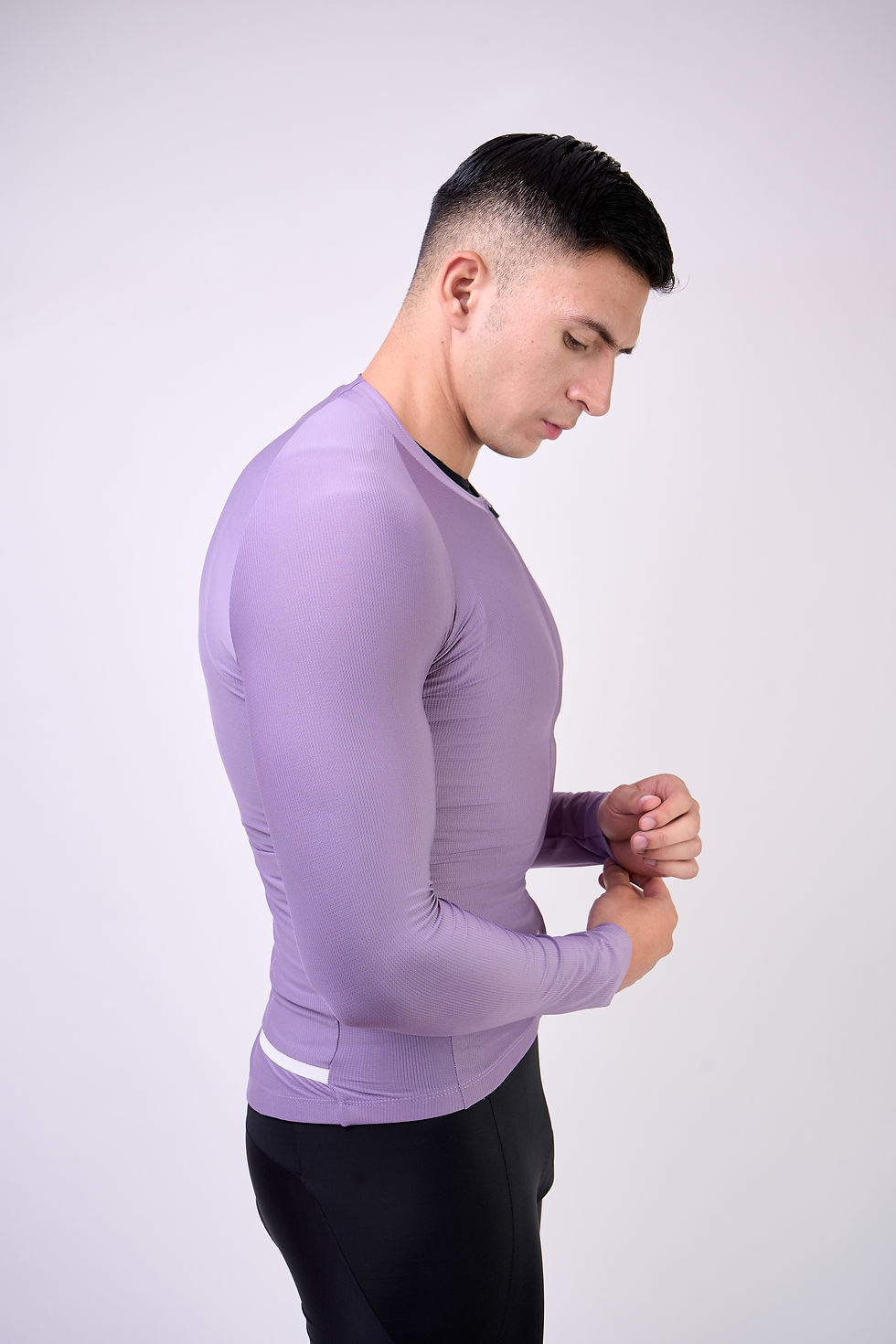 Miniatura: JERSEY START MASCULINO MANGA LARGA LILA