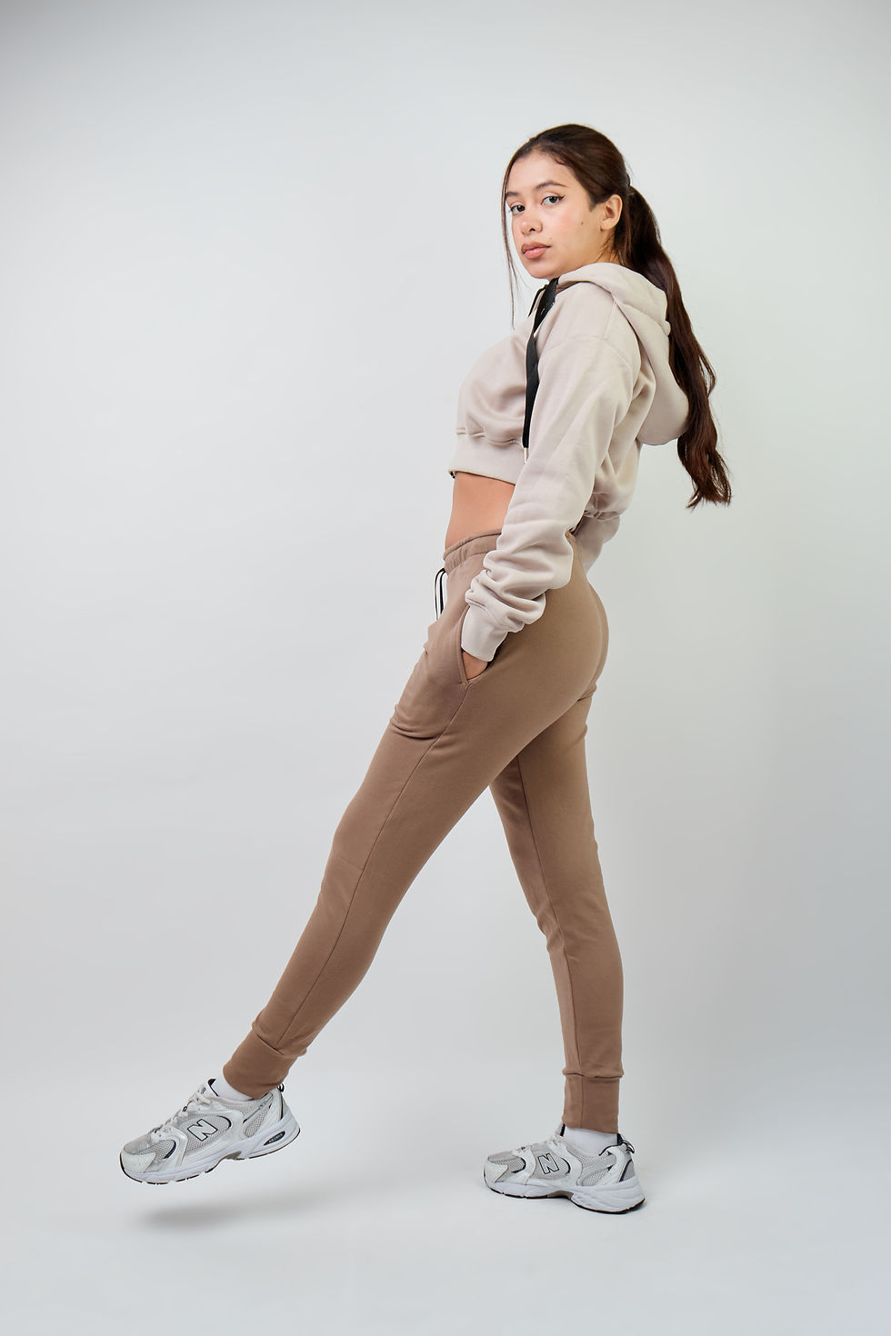 Miniatura: CHAQUETA SHORT STYLE DAMA ZIPPER HABANO