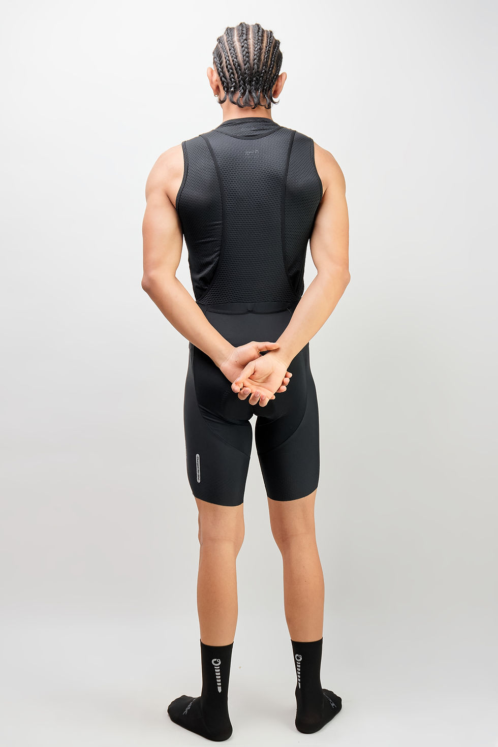 Miniatura: PANTALONETA CON CARGADERA BANDA SILICONADA NEGRO MASCULINO