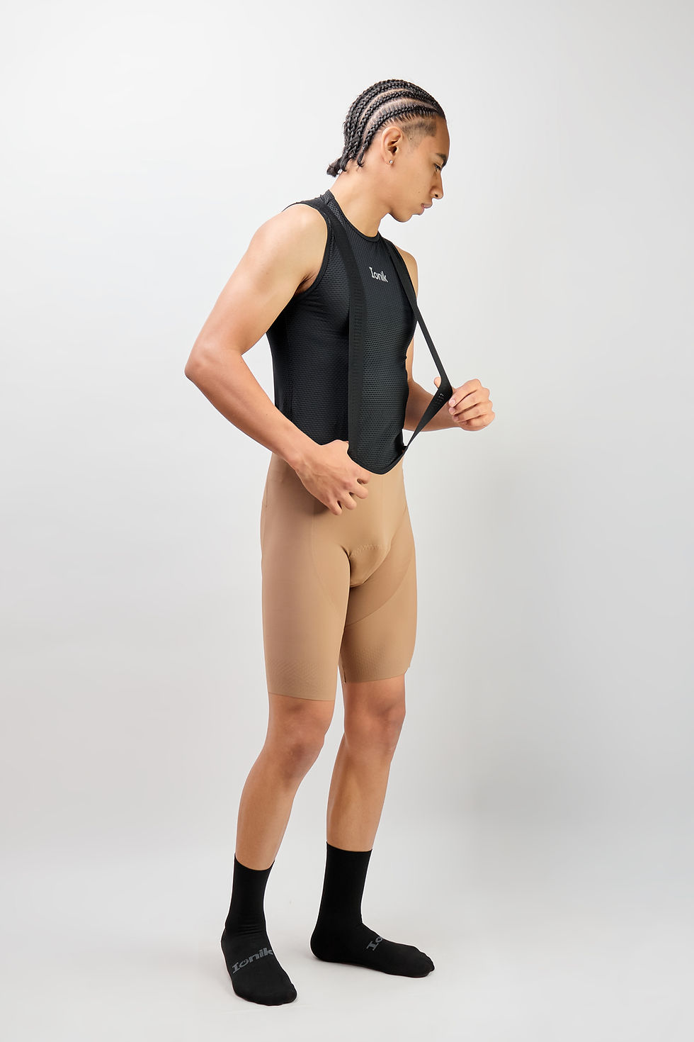 Miniatura: PANTALONETA CON CARGADERA BANDA SILICONADA HABANO MASCULINO