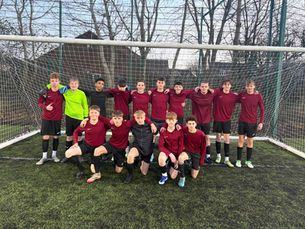 U15 County Cup football team progress