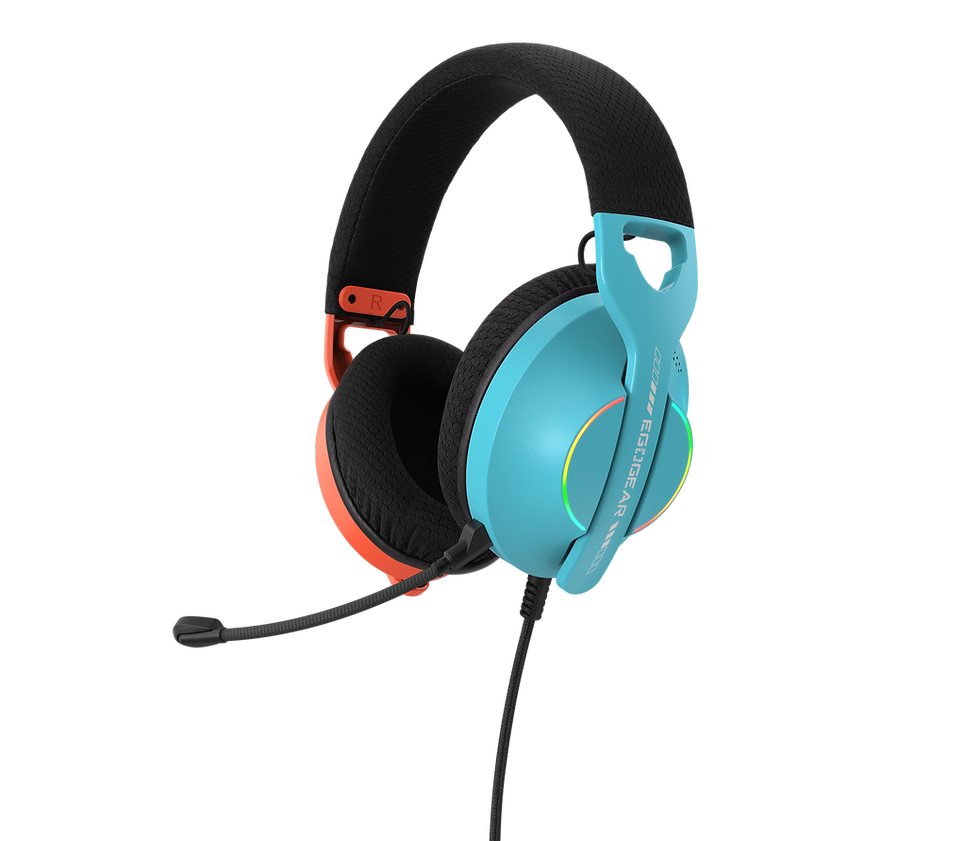 Miniaturbild: EG SHS25 Wired RGB Gaming Headset Pink & Blue for Switch 2, Switch, Switch Lite