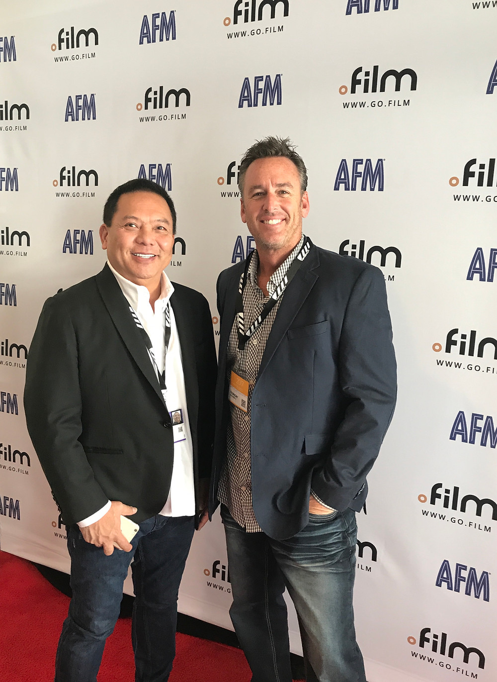 CEO of Rights In, Ray Young with our very own CEO of Achordance Entertainment, Doug Crandall