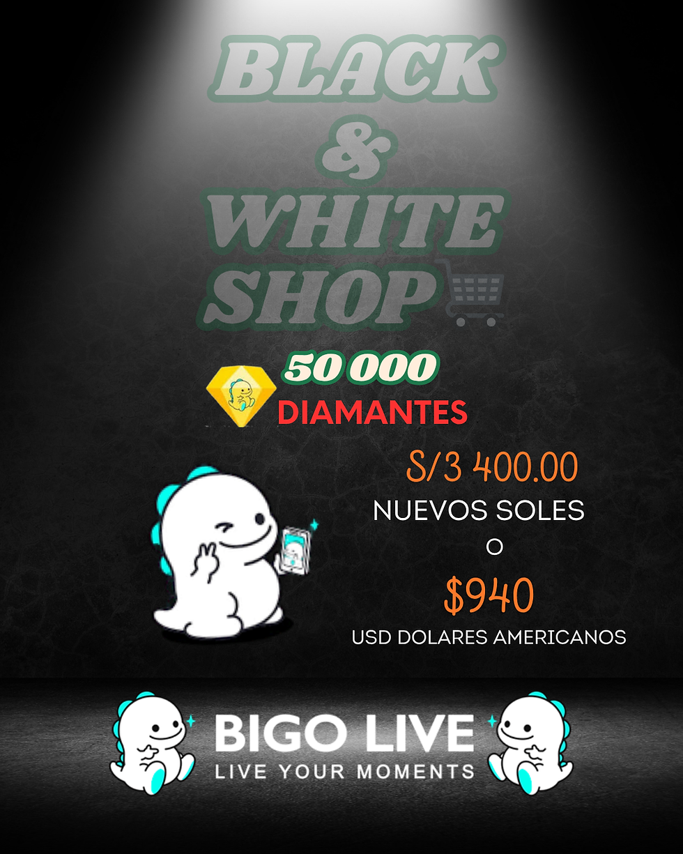 50 000 DIAMANTES BIGOLIVE