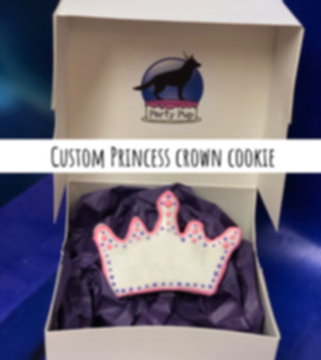 “Custom” Princess Crown Cookie 