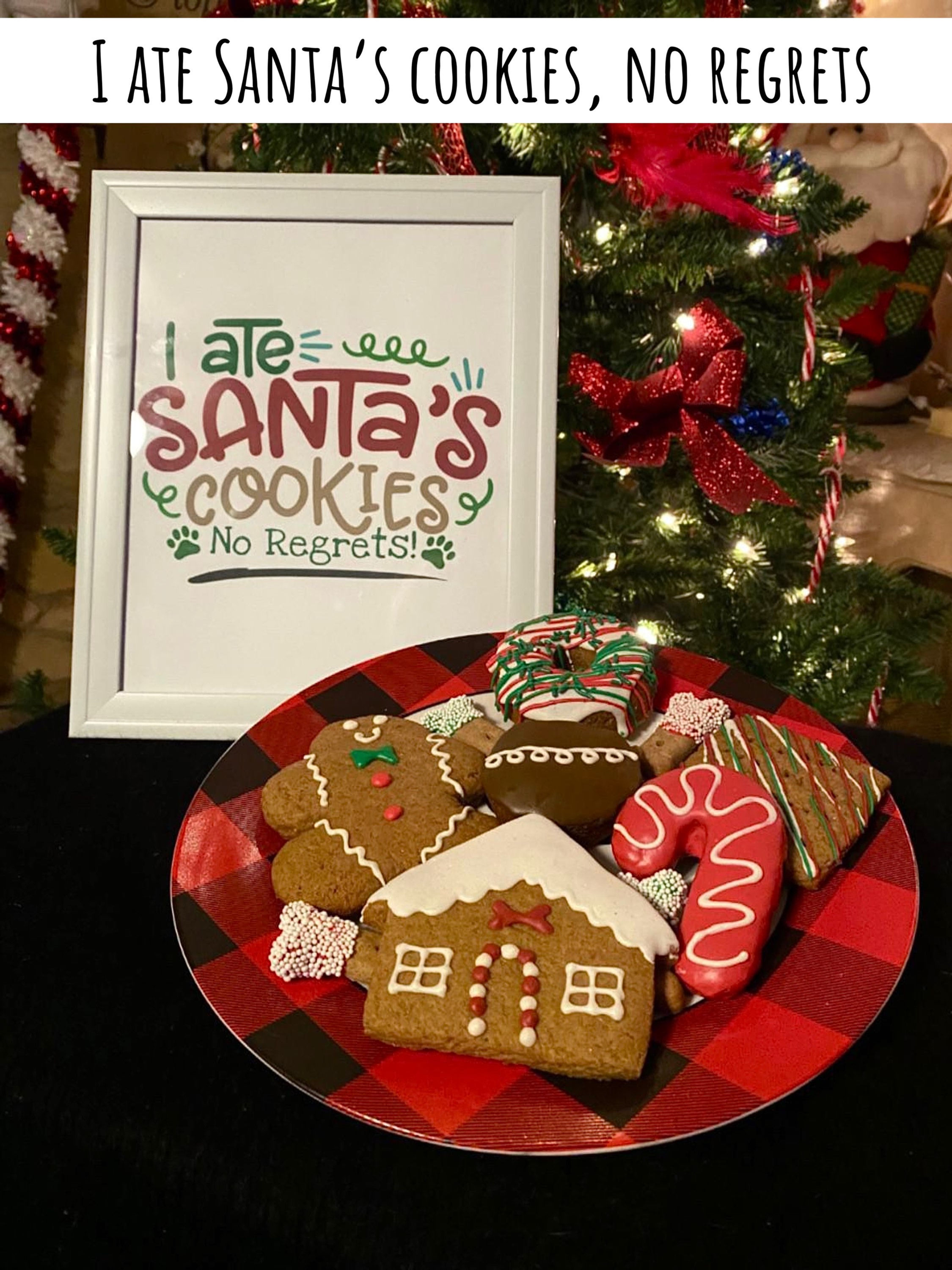 I ate Santa’s Cookies box