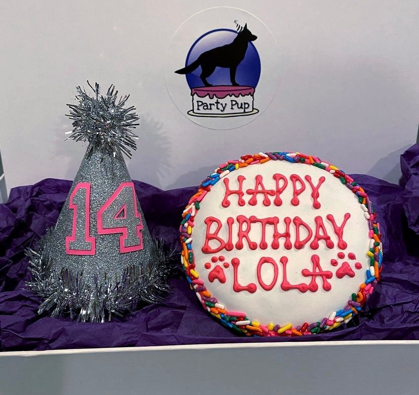 Thumbnail: Mini Traditional Birthday Box 4” Cake, Hat & Candle 