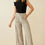 Thumbnail: Textured Wide Leg Checkered Pants