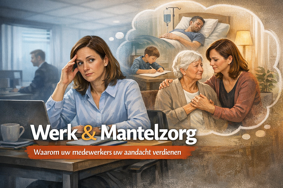 Waarom de werkende mantelzorgers uw aandacht verdienen!