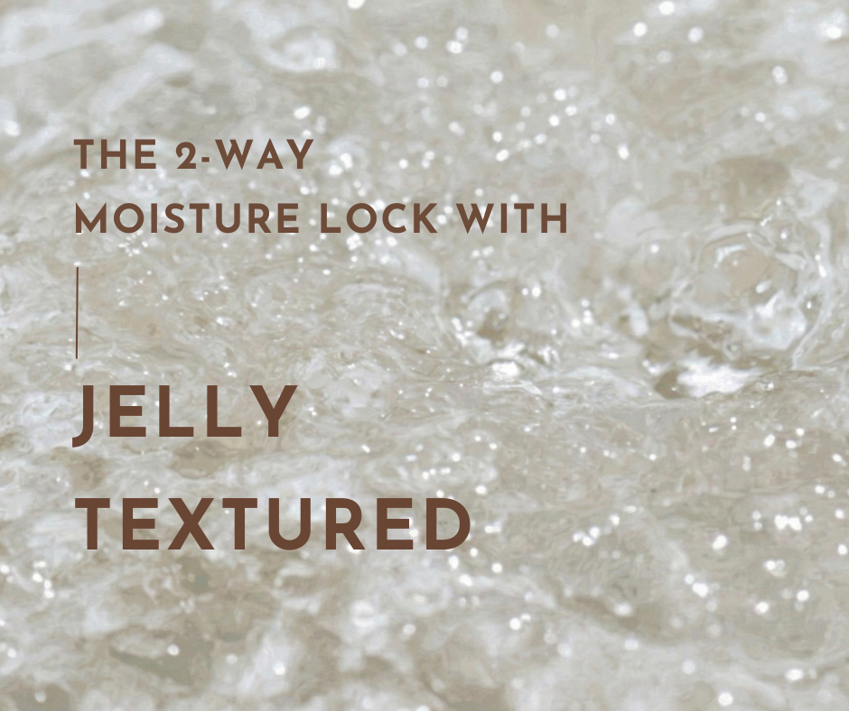 Close-up of water-gel droplets showcasing the 2-Way Moisture Lock innovation in K-Beauty Mist Trends.