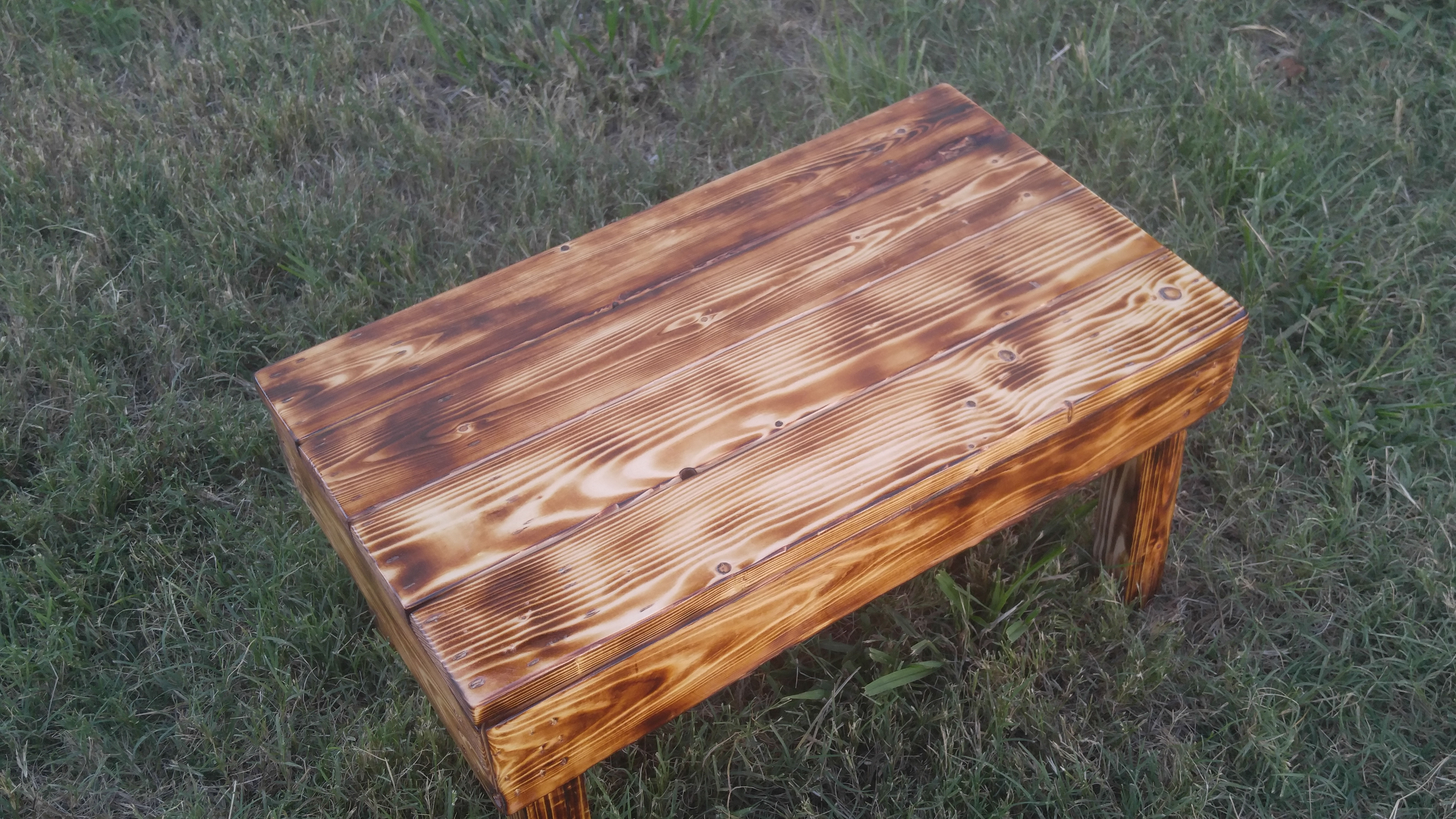 Small Burnt Wood table