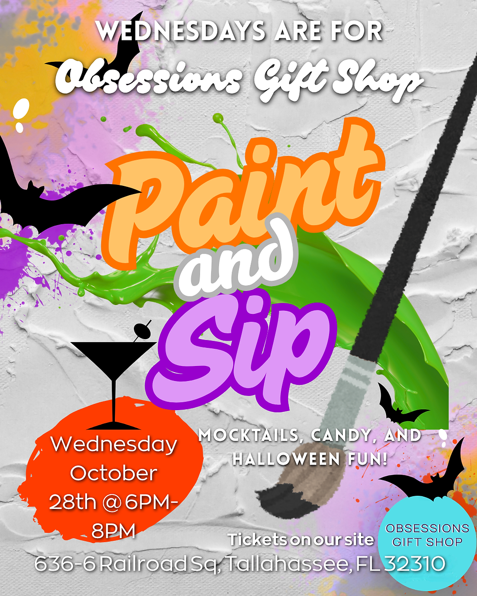 Paint and Sip with Obsessions | HALLOWEEN EVENT