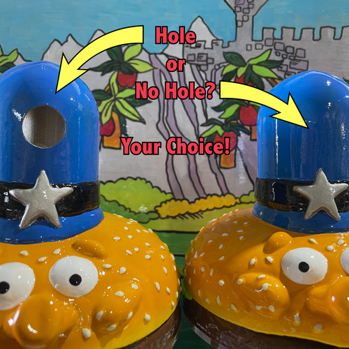 Officer Big Mac jail miniature | Times8