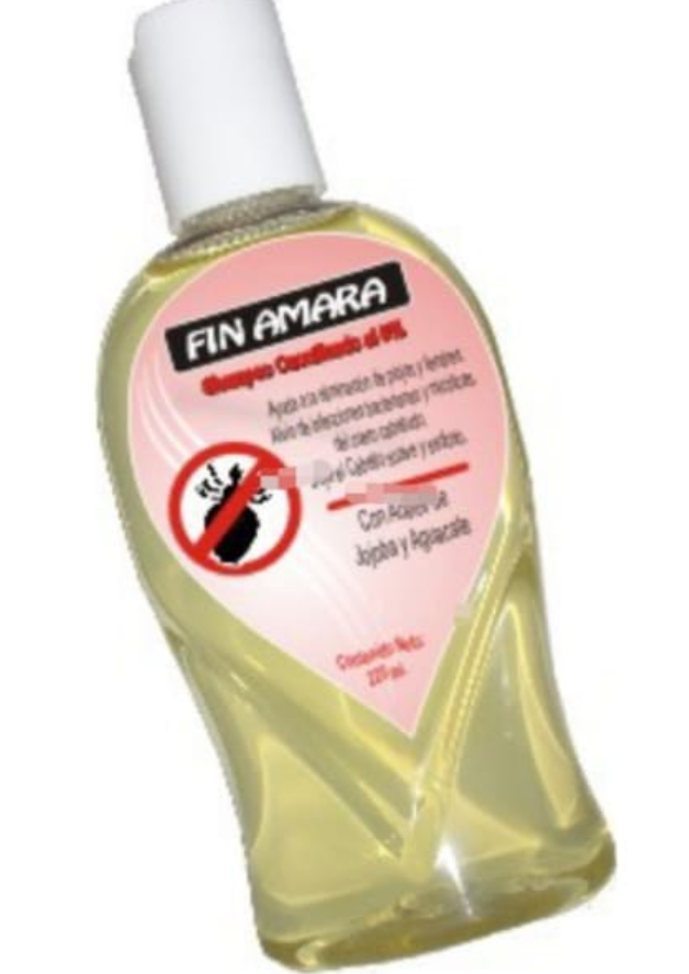 Shampoo anti piojos Fina Amara