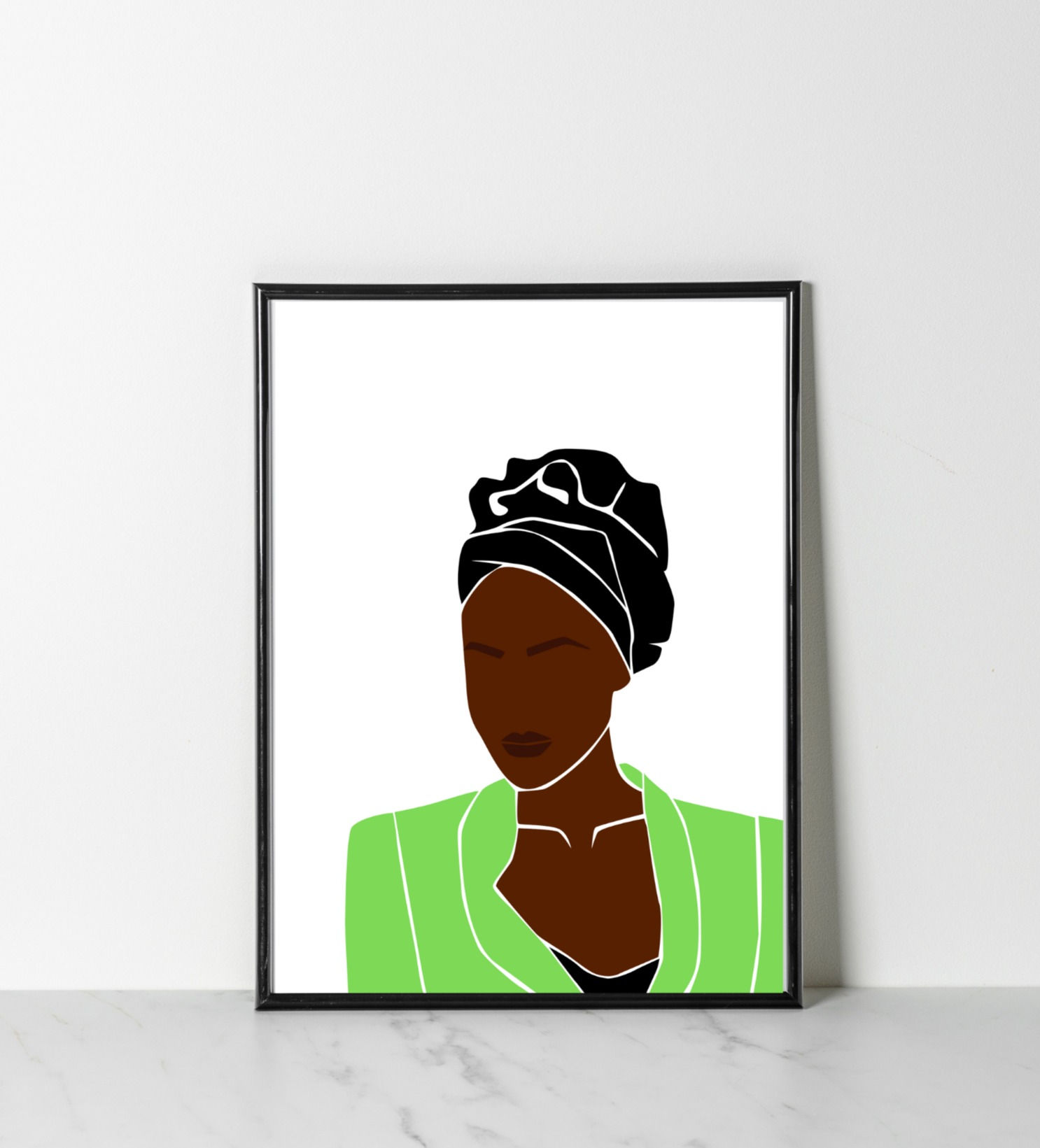 Woman wall art