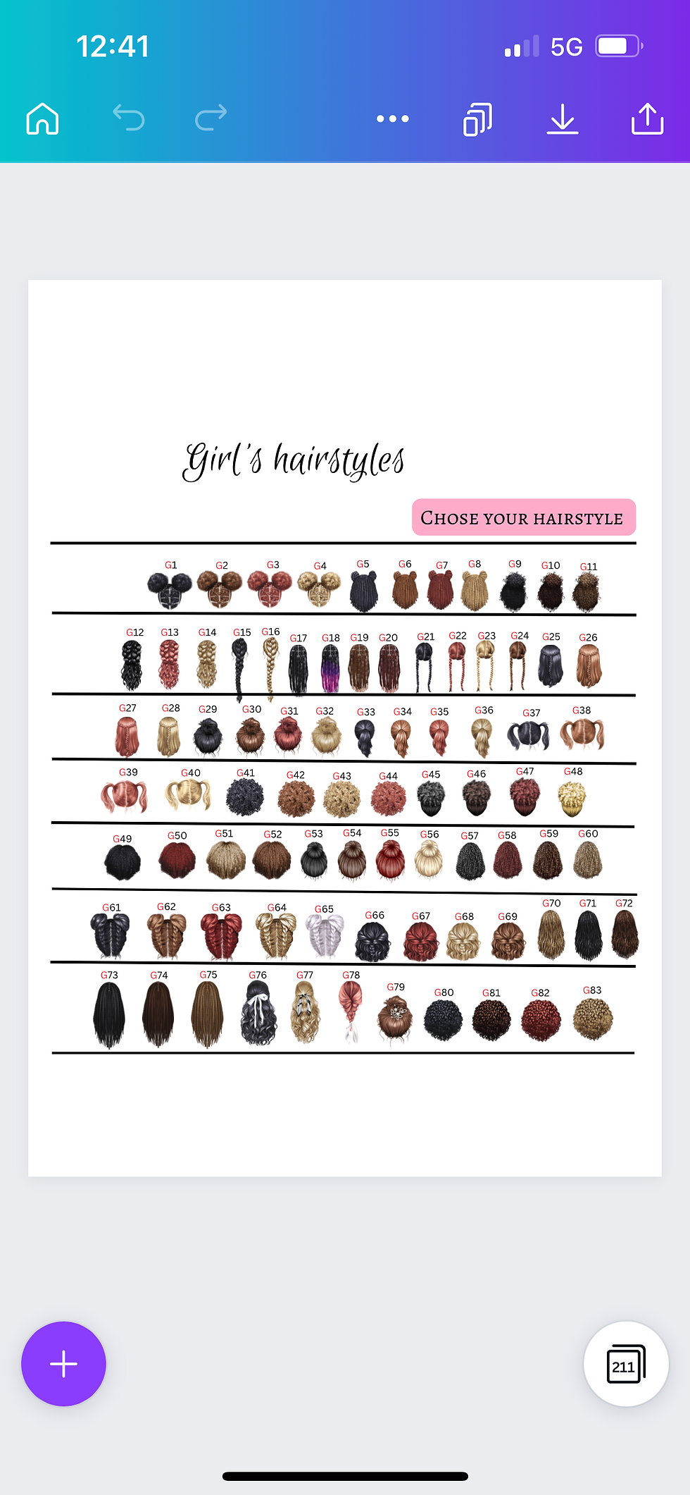 Thumbnail: Mum & daughter personalised wall art print