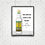 Thumbnail: Alcohol wall art quotes print